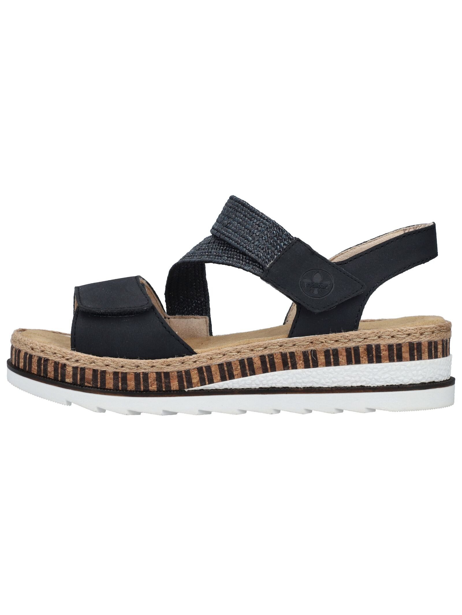 Rieker Sandalen Lederimitat Keilsandalette günstig online kaufen
