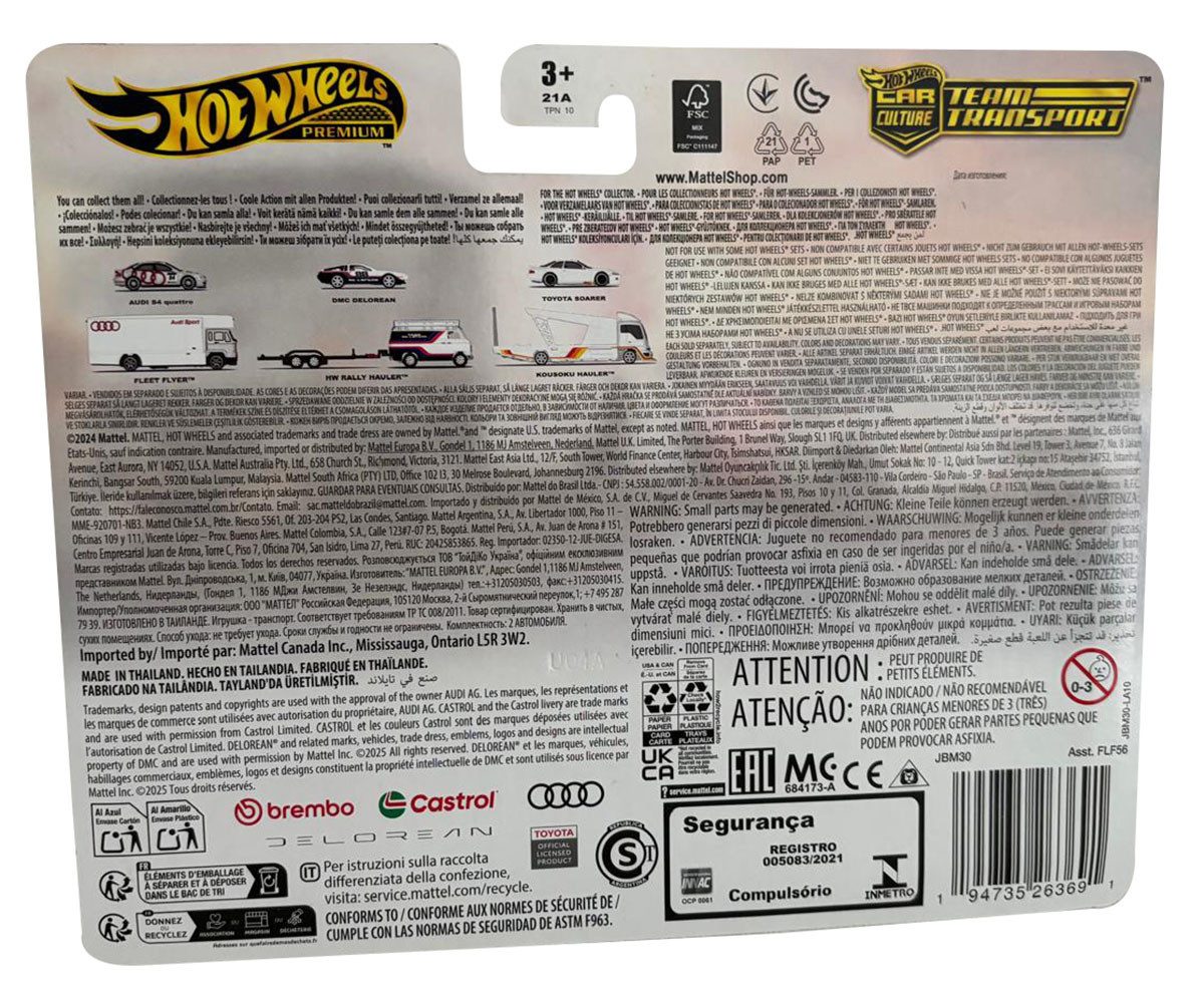 Hot Wheels Spielzeug-Auto Hot Wheels Premium Audi S4 quattro Fleet Flyer, T günstig online kaufen