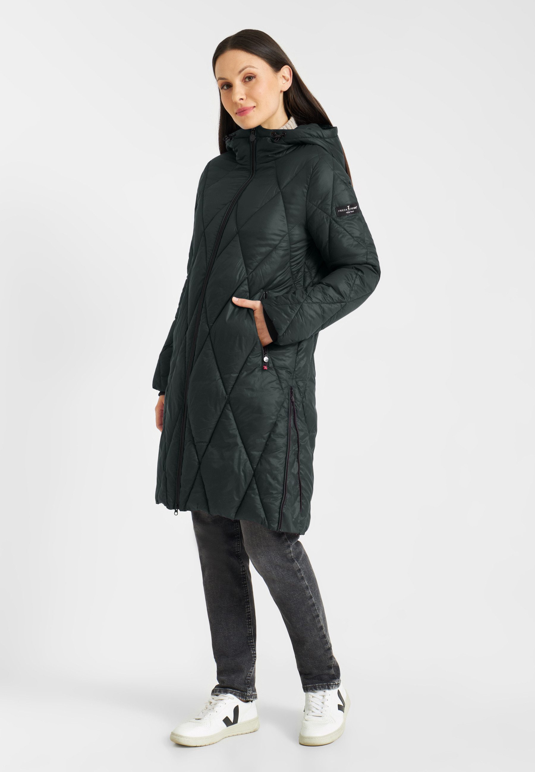 Frieda & Freddies Langmantel Fake Down Coat