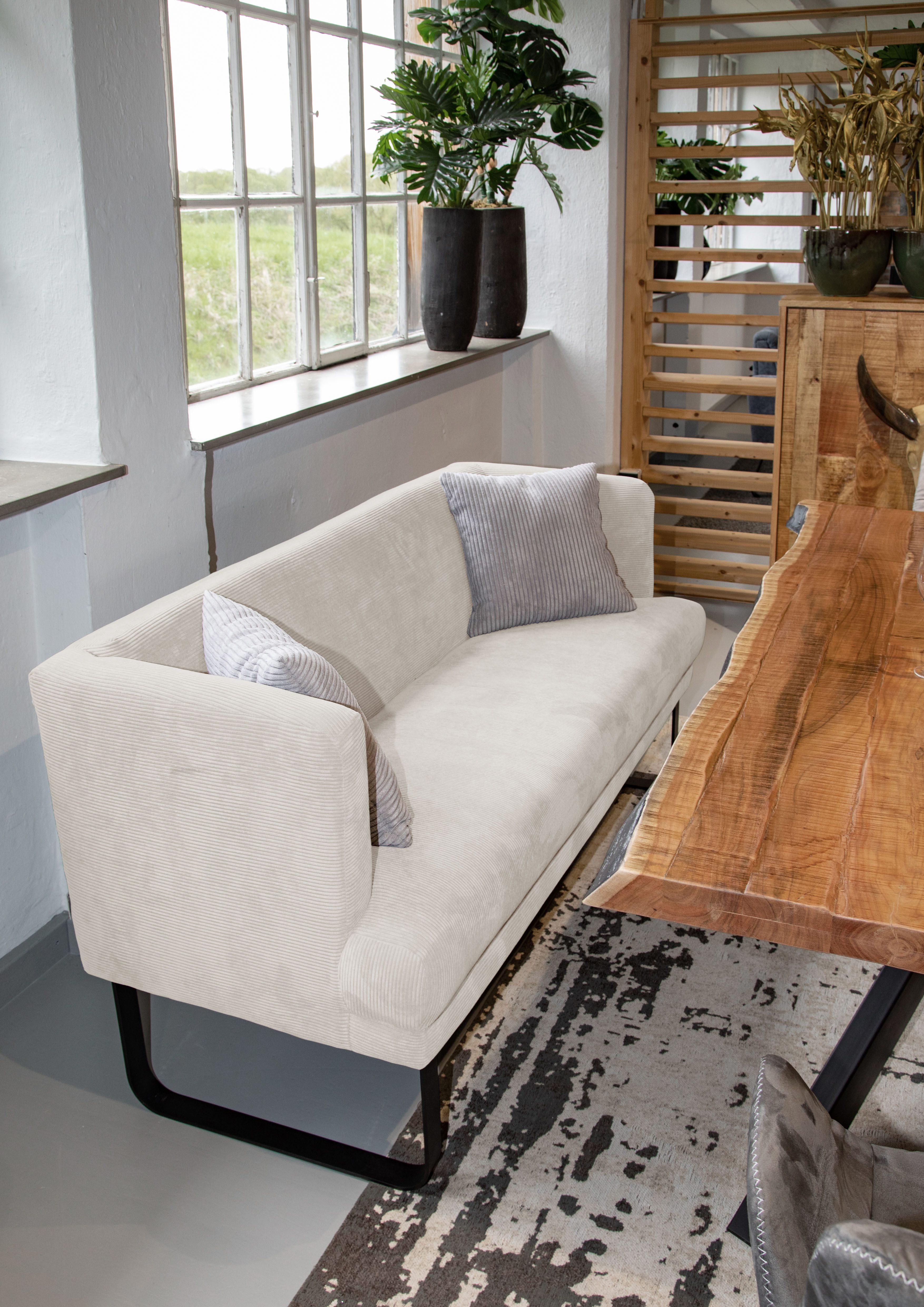 Gutmann Factory Küchensofa, Breite 170 cm, Metallfüße