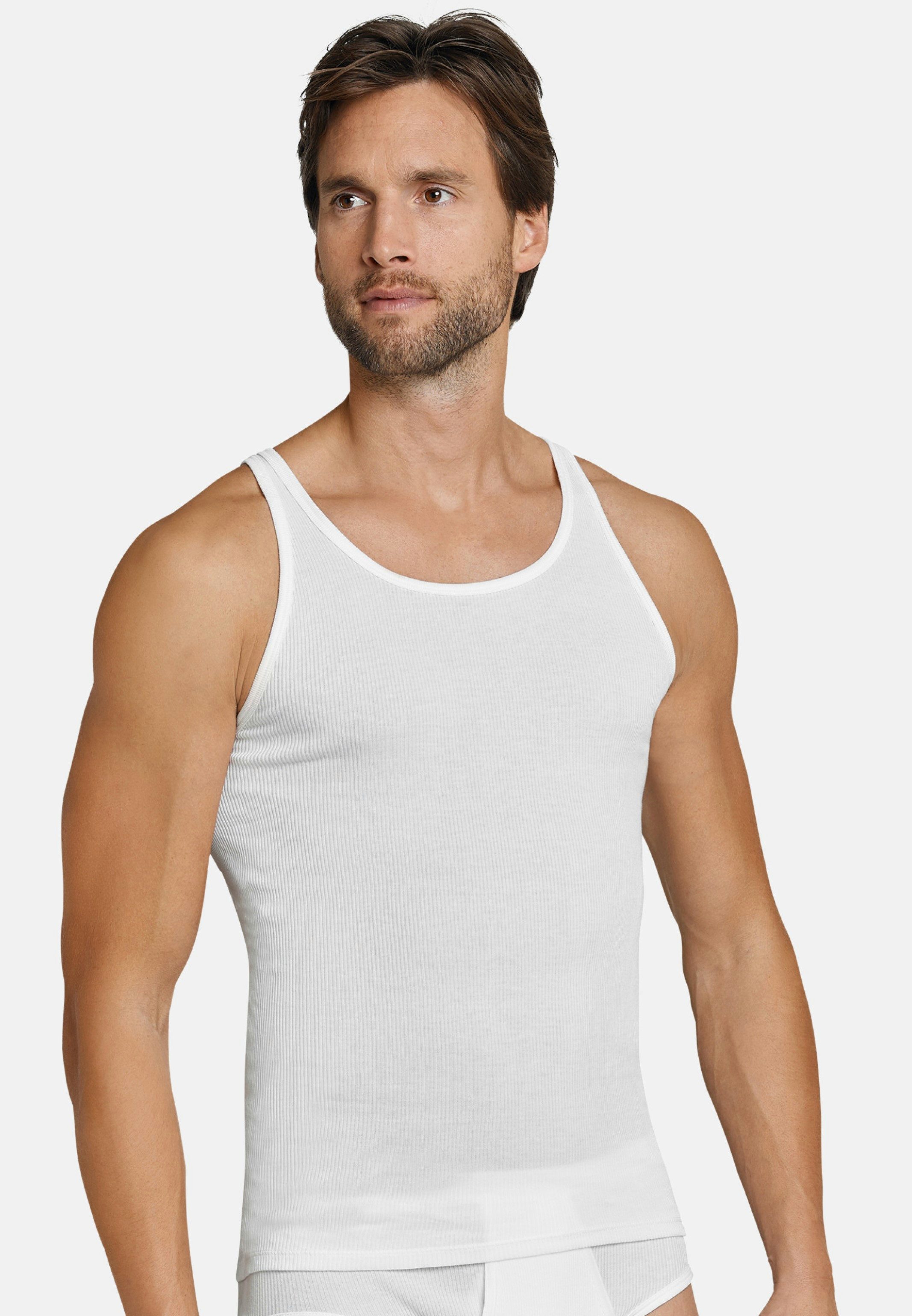 Schiesser Unterhemd 4er Pack Original Classics Doppelripp (Spar-Set, 4-St) günstig online kaufen