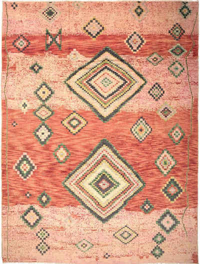 Designteppich Berber Marrocon 237x311 Handgeknüpfter Moderner Orientteppich, Nain Trading, rechteckig, Höhe: 5 mm