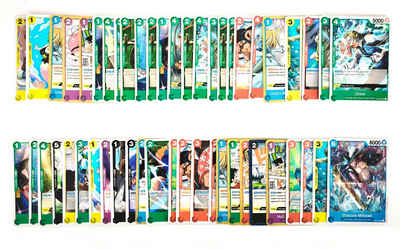 Bandai Sammelkarte 50 One Piece Card Game Karten - Englische Sammelkarten, Hol dir die kultigsten Karten aus dem One Piece TCG