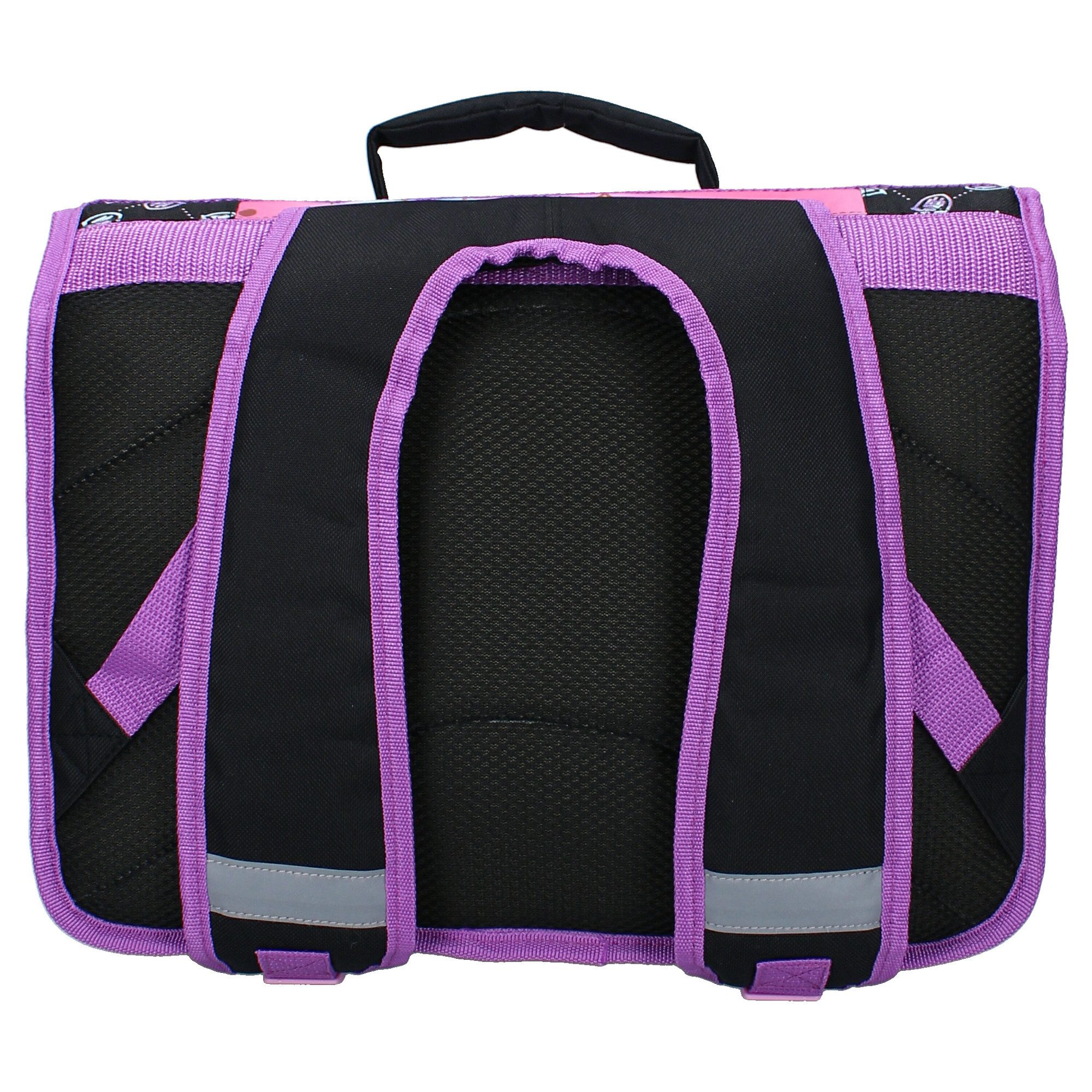 Monster High Kinderrucksack Rucksack Praktischer Schulrucksack mit Reißverschluss