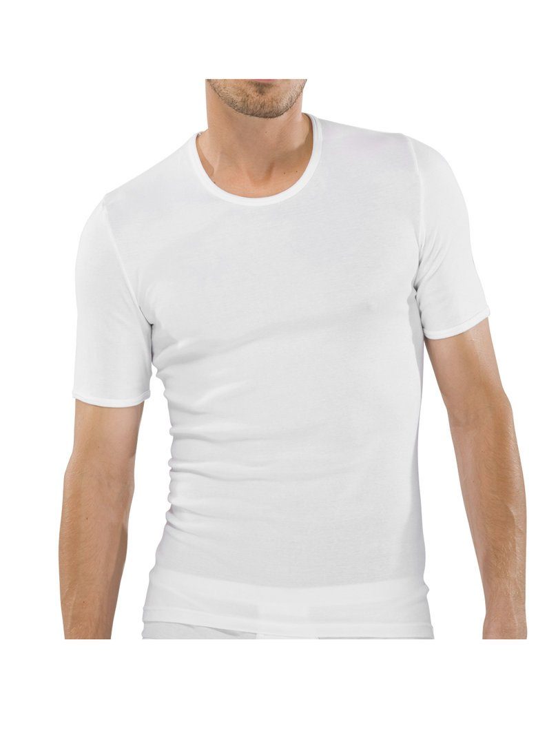 3er-Pack) Unterziehshirt Shirt (Spar-Pack, Schiesser Neck Crew Pack 3er Feinripp