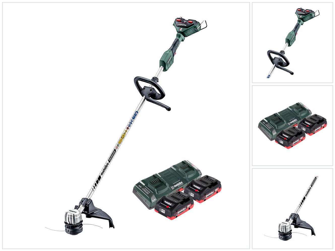 metabo Akku-Rasentrimmer FSD 36-18 LTX BL 40 Akku Freischneider 36 V (2x 18 V) Rundgriff