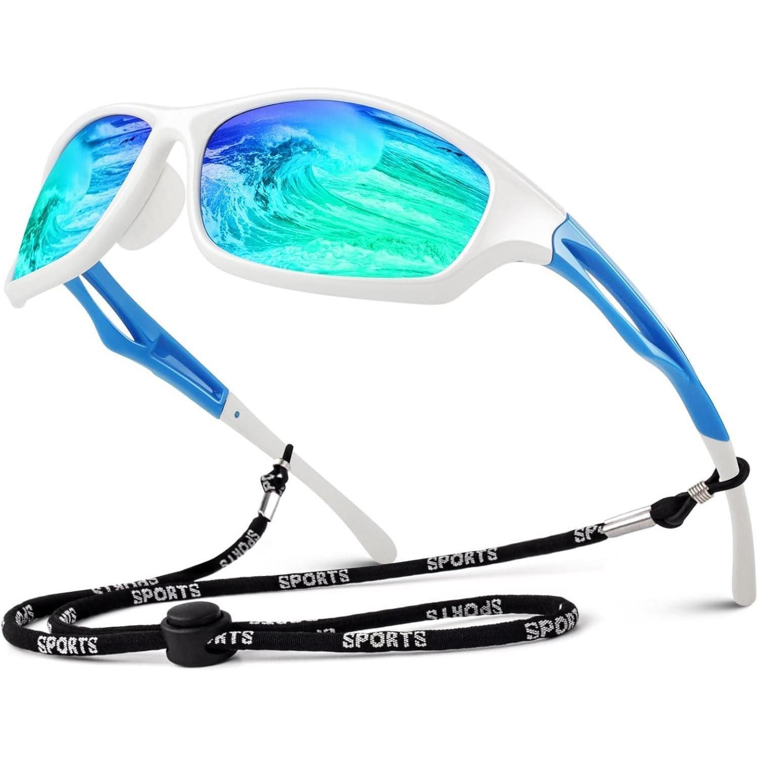LuxusKollektion Monoscheibensonnenbrille Sonnenbrille Herren Polarisiert Verspiegelt TR90 Sportbrille UV400 Cat