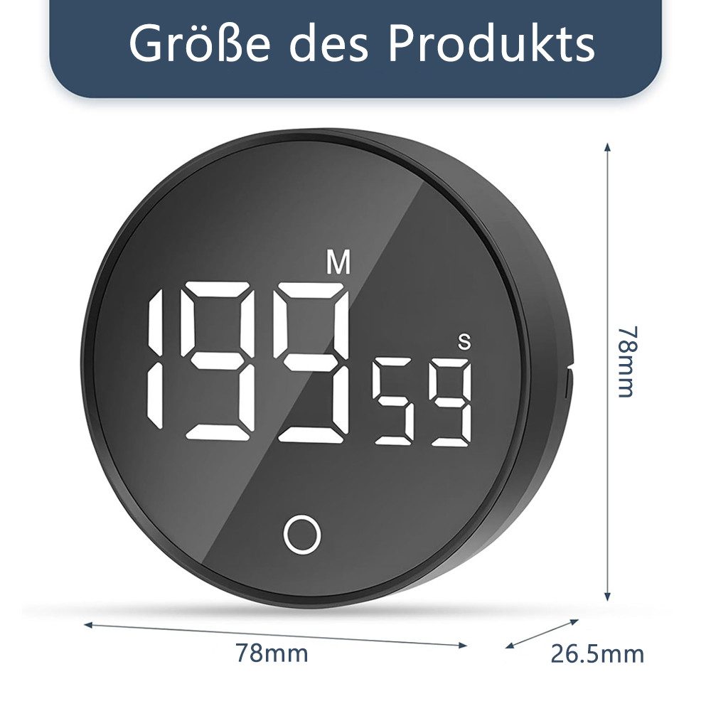 TUWENA Küchentimer Digitaler Küchentimer, Eieruhr Digital Timer mit großem günstig online kaufen