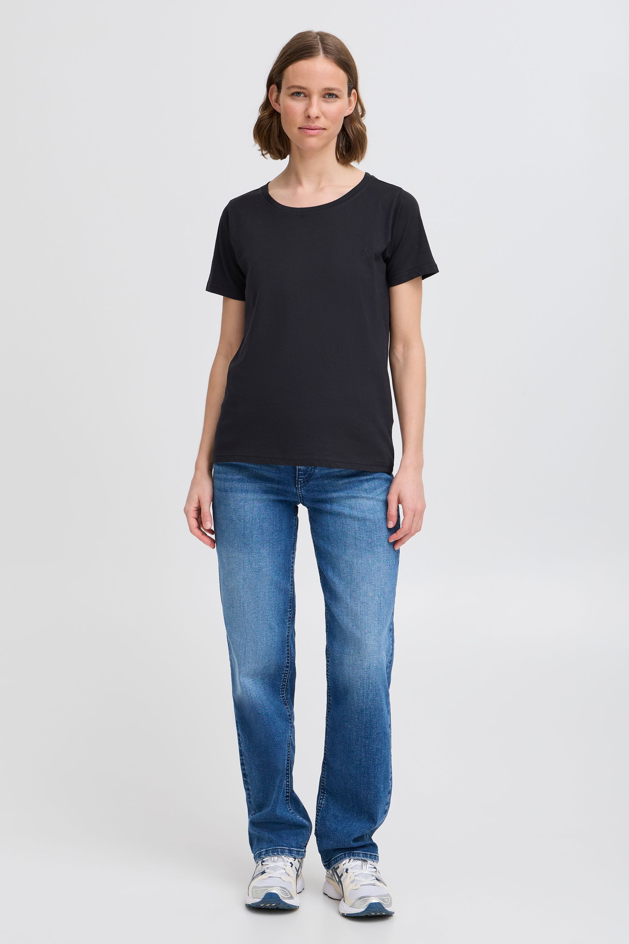 North Bend Rundhalsshirt NBGita W Set Basic sportliches T-shirt