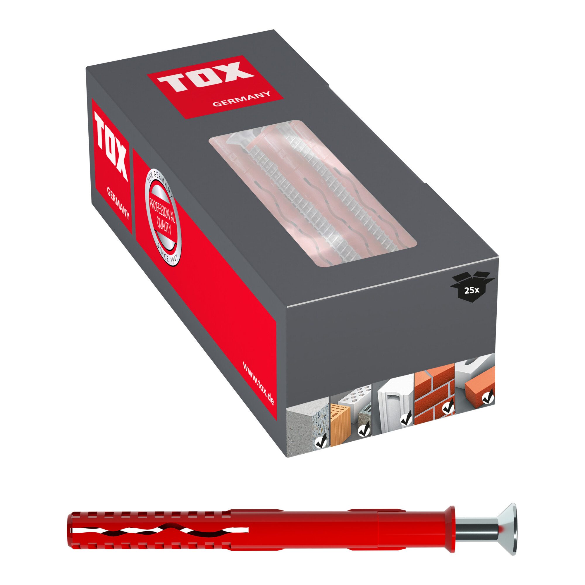 Tox Rahmendübel TOX Fassad Rahmendübel Fassad SK 10 x 220 mm 25 Stk