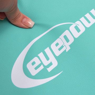 eyepower Fitnessmatte 180x60 Klappbare Gymnastikmatte 5cm dicke Matte, Weichbodenmatte mint