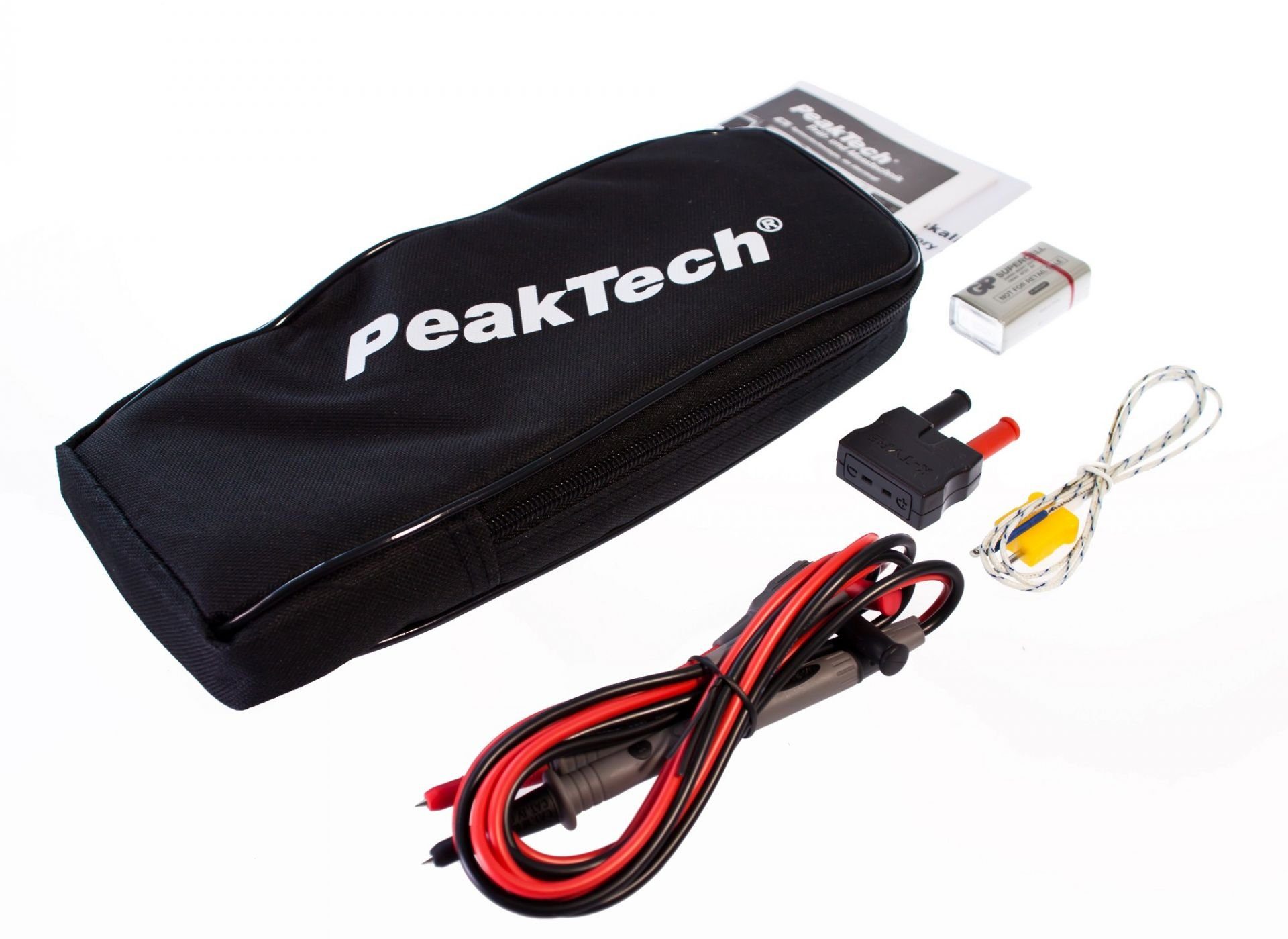 PeakTech Strommessgerät PeakTech 1665: DMM, TrueRMS ~ Stromzangenamperemeter & A AC/DC 1000 mit 1-tlg