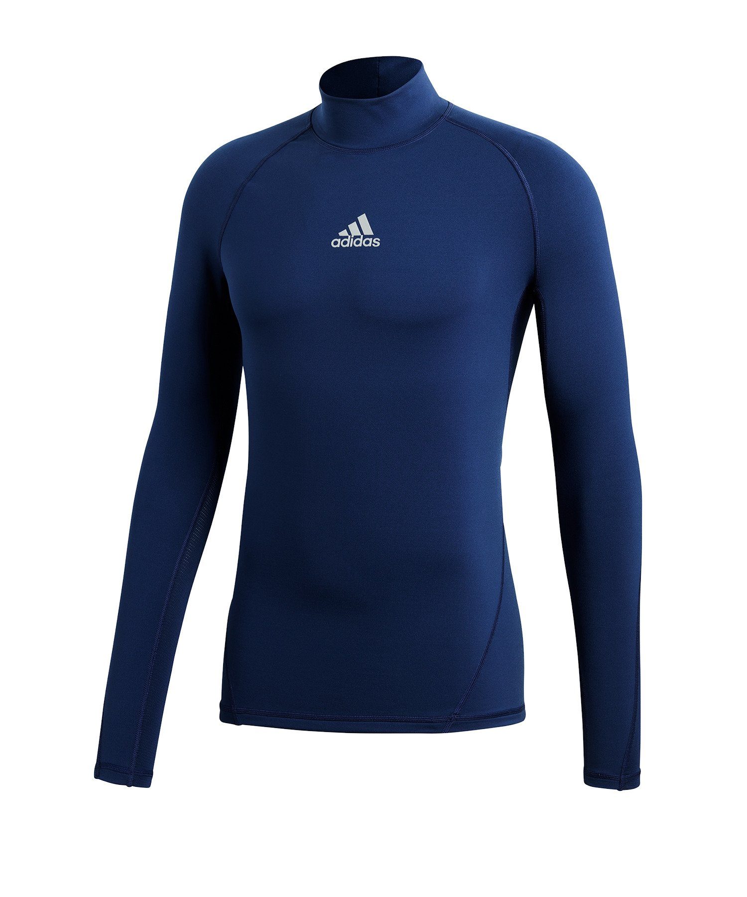 Warm Funktionsshirt Alphaskin Performance adidas Mock langarm blauweiss default