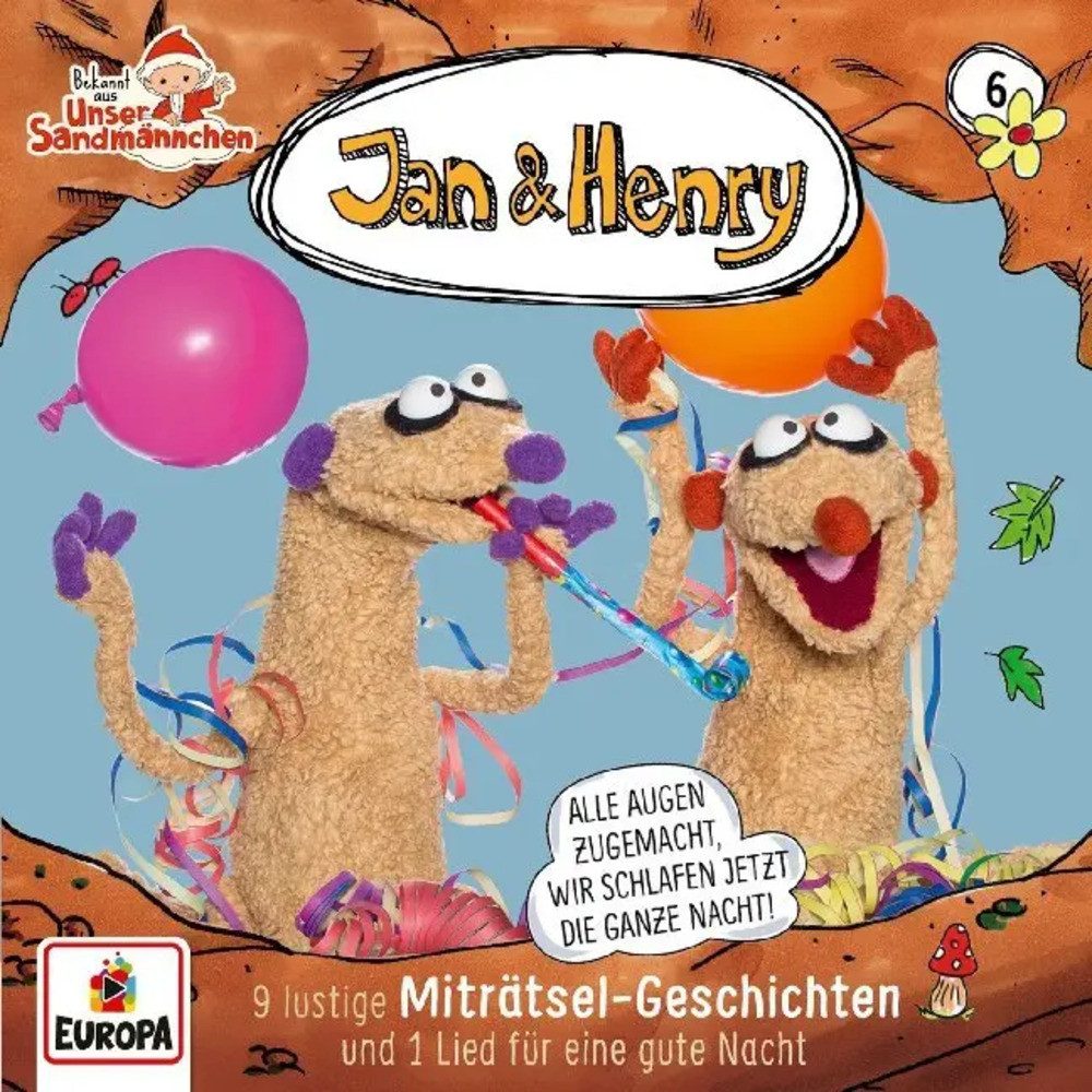 Hörspiel Jan & Henry 06. 9 lustige Miträtsel-Geschichten und 1 Lied