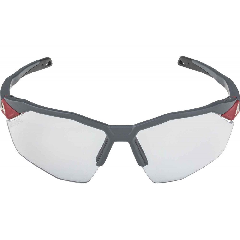 Alpina Fahrradbrille Twist Six S HR Fahrradbrille Midnight Grey Matt - Mirror Green