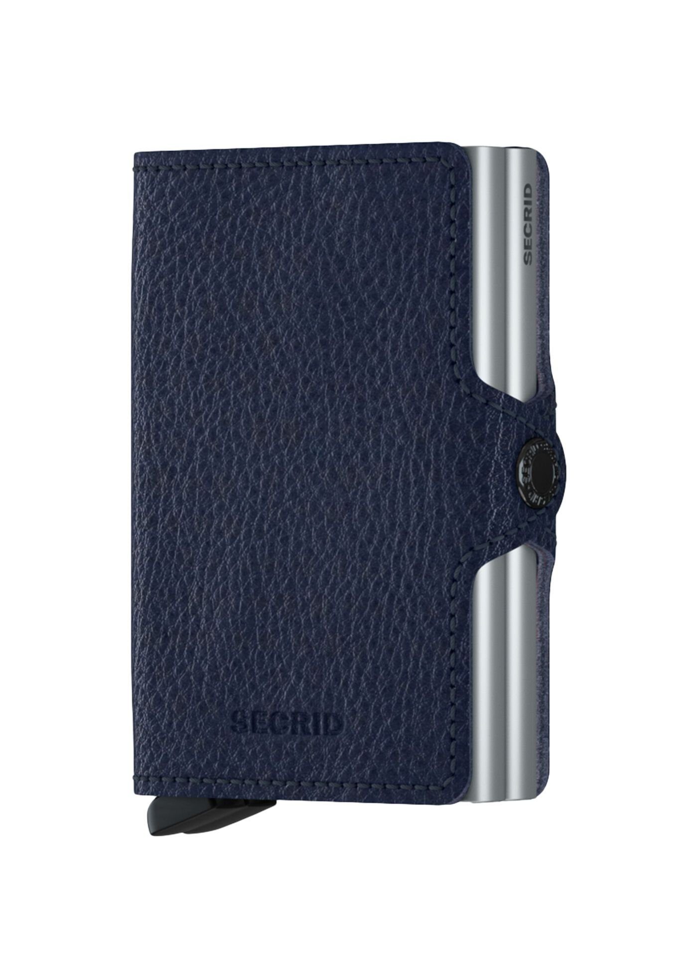 SECRID Kartenetui - Cardprotector - Geldbörse - Twinwallet Vegetable Tanned Navy-Si