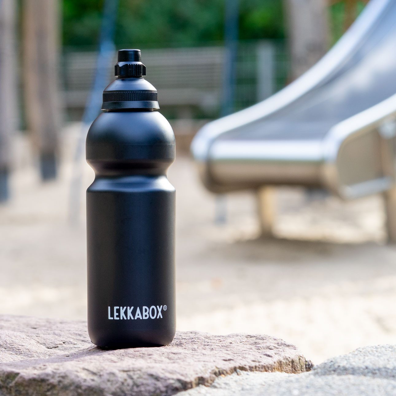 LEKKABOX Trinkflasche Kohlensäure geeignete Trinkflasche für Kinder 600ml Sport Sprudel, Leicht und auslaufsicher auch bei kohlensäurehaltigen Getränken