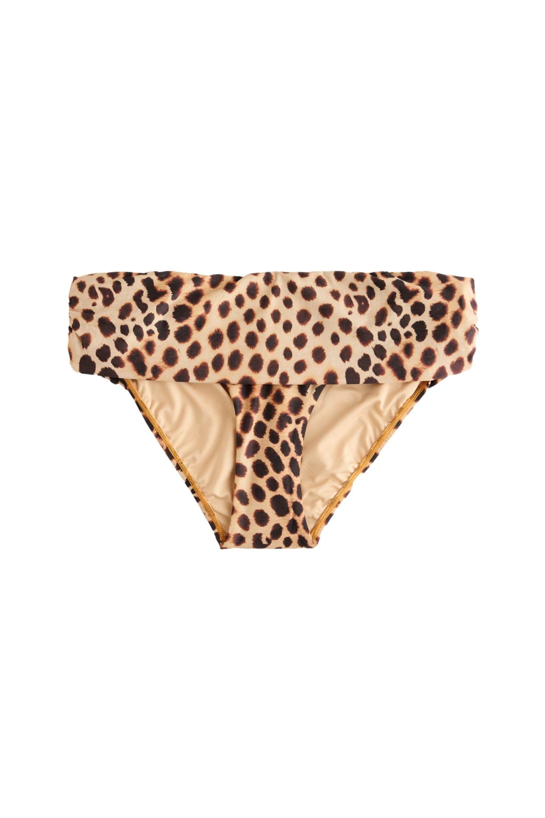 Next Bikini-Hose Bikinihose mit hohem Bein - Rollbund (1-St)