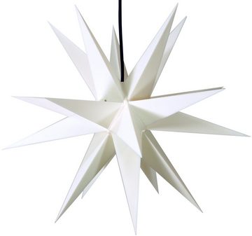 Guru-Shop LED-Stern für außen Melchior Outdoor II Weiß, sehr stabiler 3D.., Leuchtmittel nicht inklusive