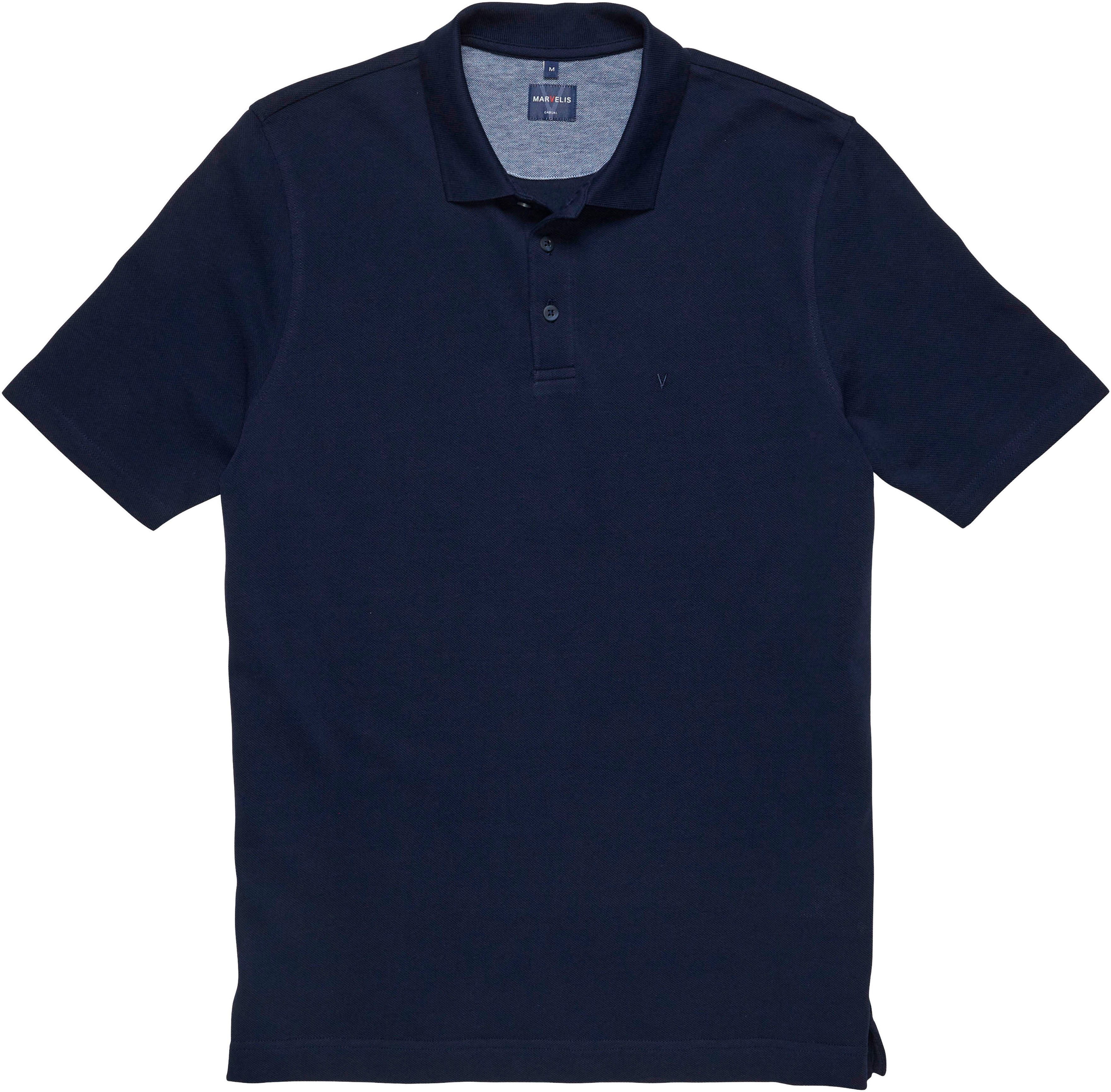 MARVELIS Poloshirt Pique, normale Passform