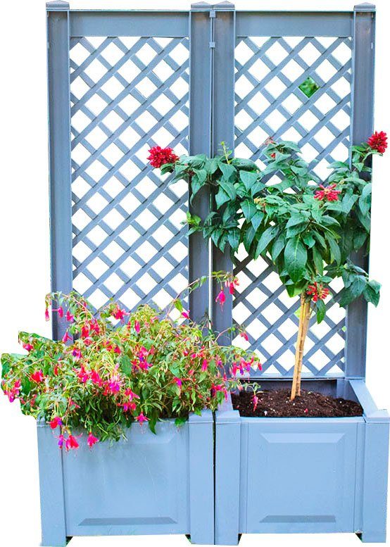 Baumhaus Verlag Spalier, 2 St., mit Pflanzkasten, 2 Stk., BxTxH: je 43x43x140 cm