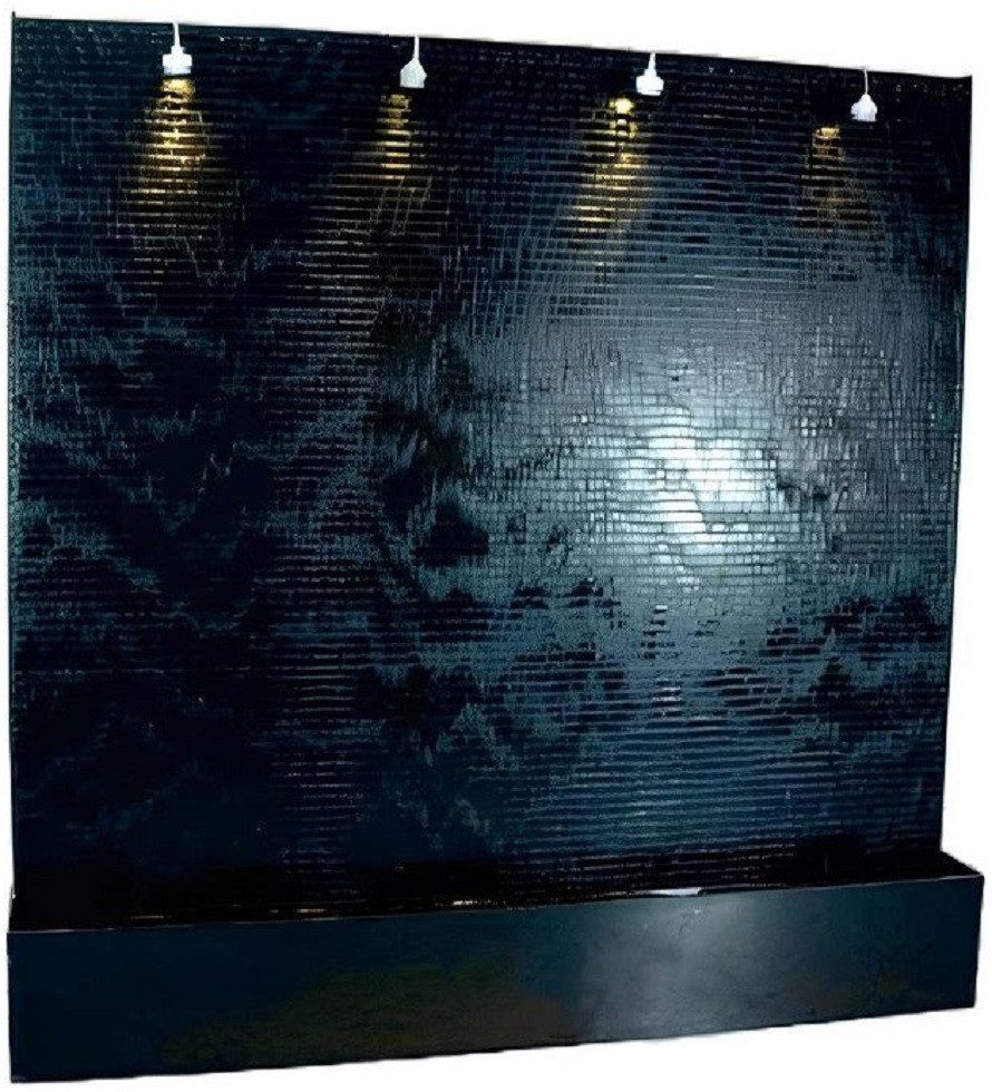 Xlmoebel Zimmerbrunnen LED-Wandpaneel mit Wasserfall-Effekt und Blasenwänden Wasserwand, (Water Wall), Hergestellt in Europa