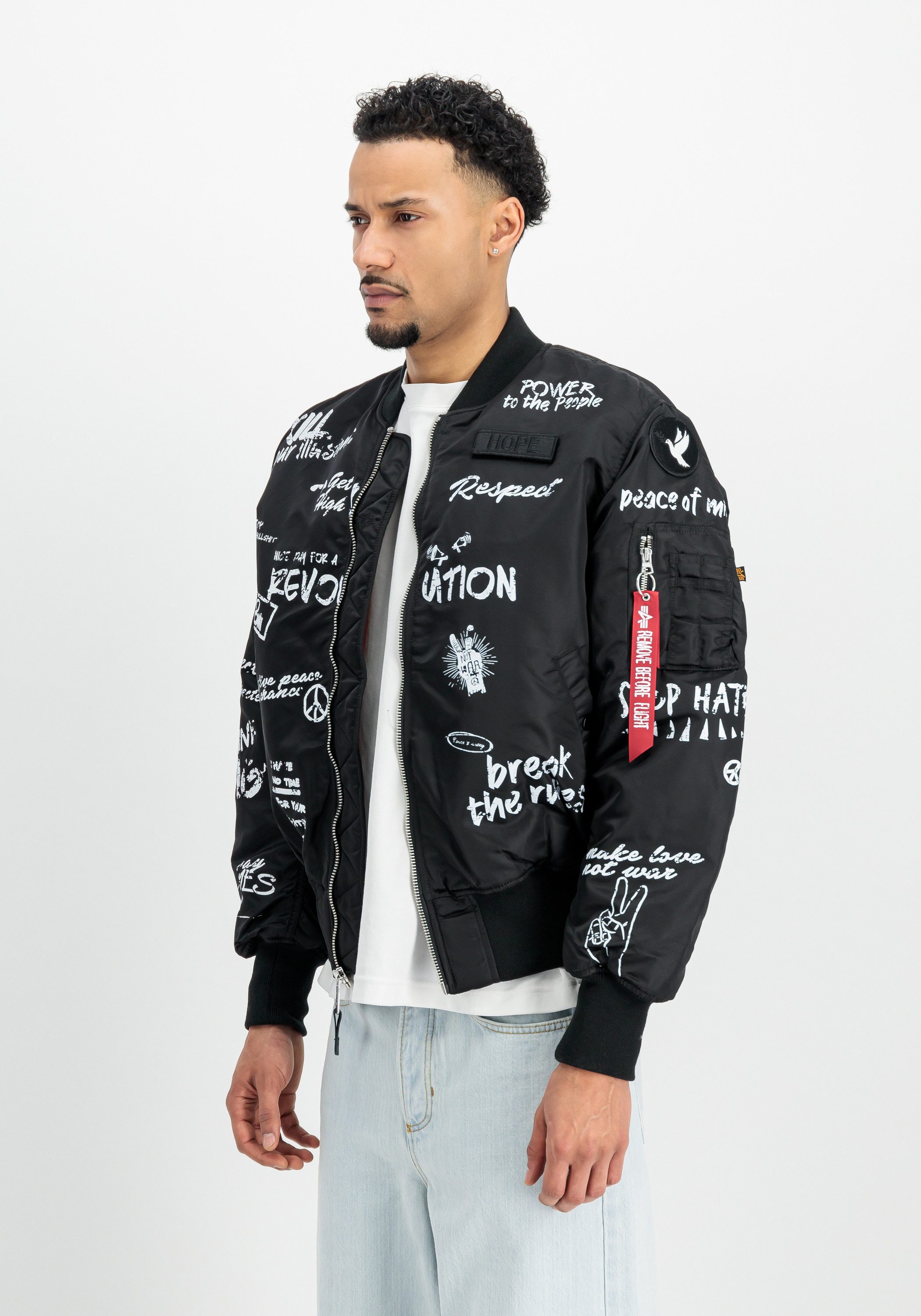 Alpha Industries Bomberjacke MA-1 Peace günstig online kaufen