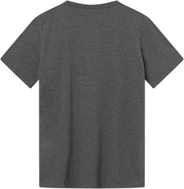 KnowledgeCotton Apparel T-Shirt Basic Shirt in gerader Passform