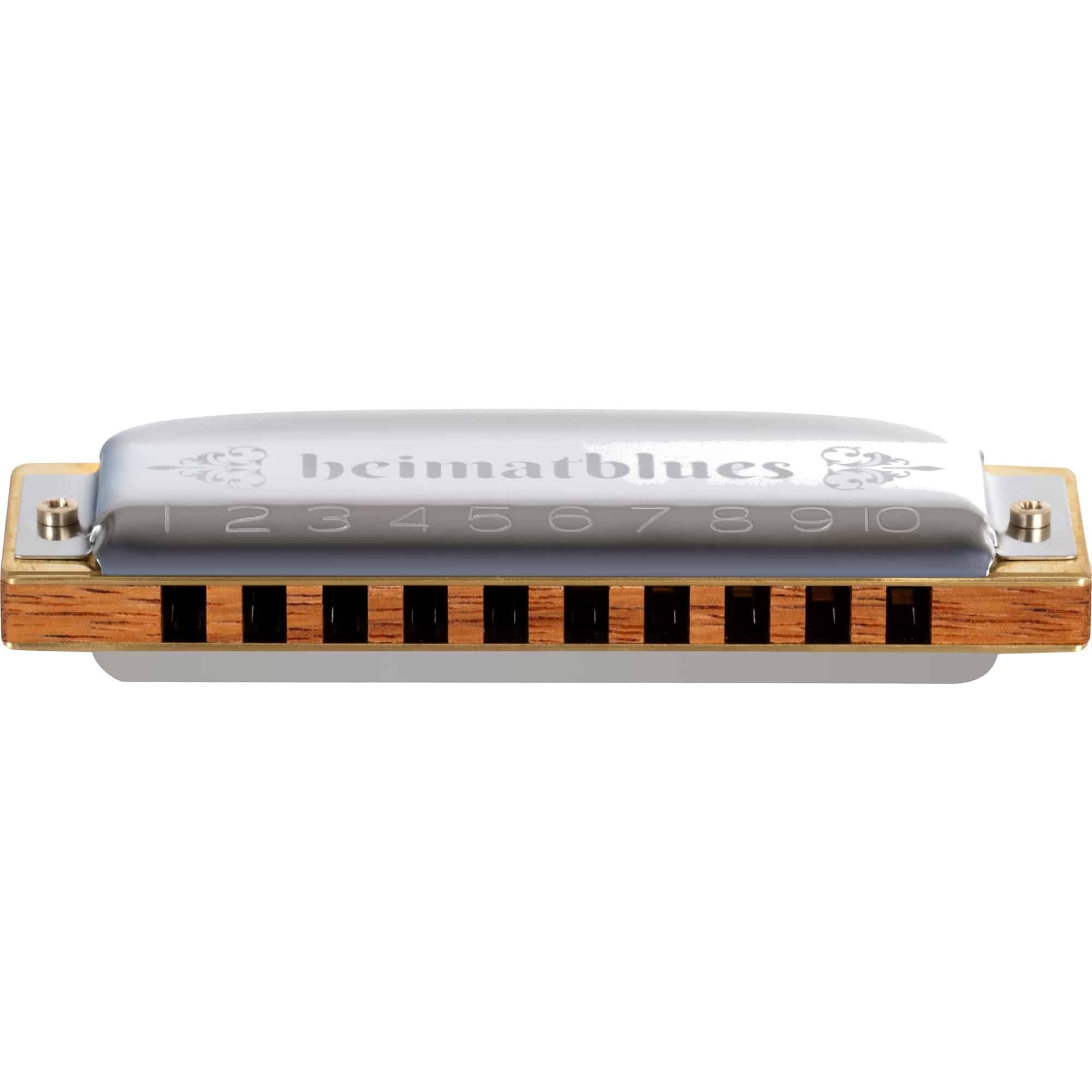 Hohner Mundharmonika Hohner MS Serie Blues Harp "Heimatblues" in C, Heimatblues-Edition in C mit 20 Messingstimmzungen – Bild 2 von 5