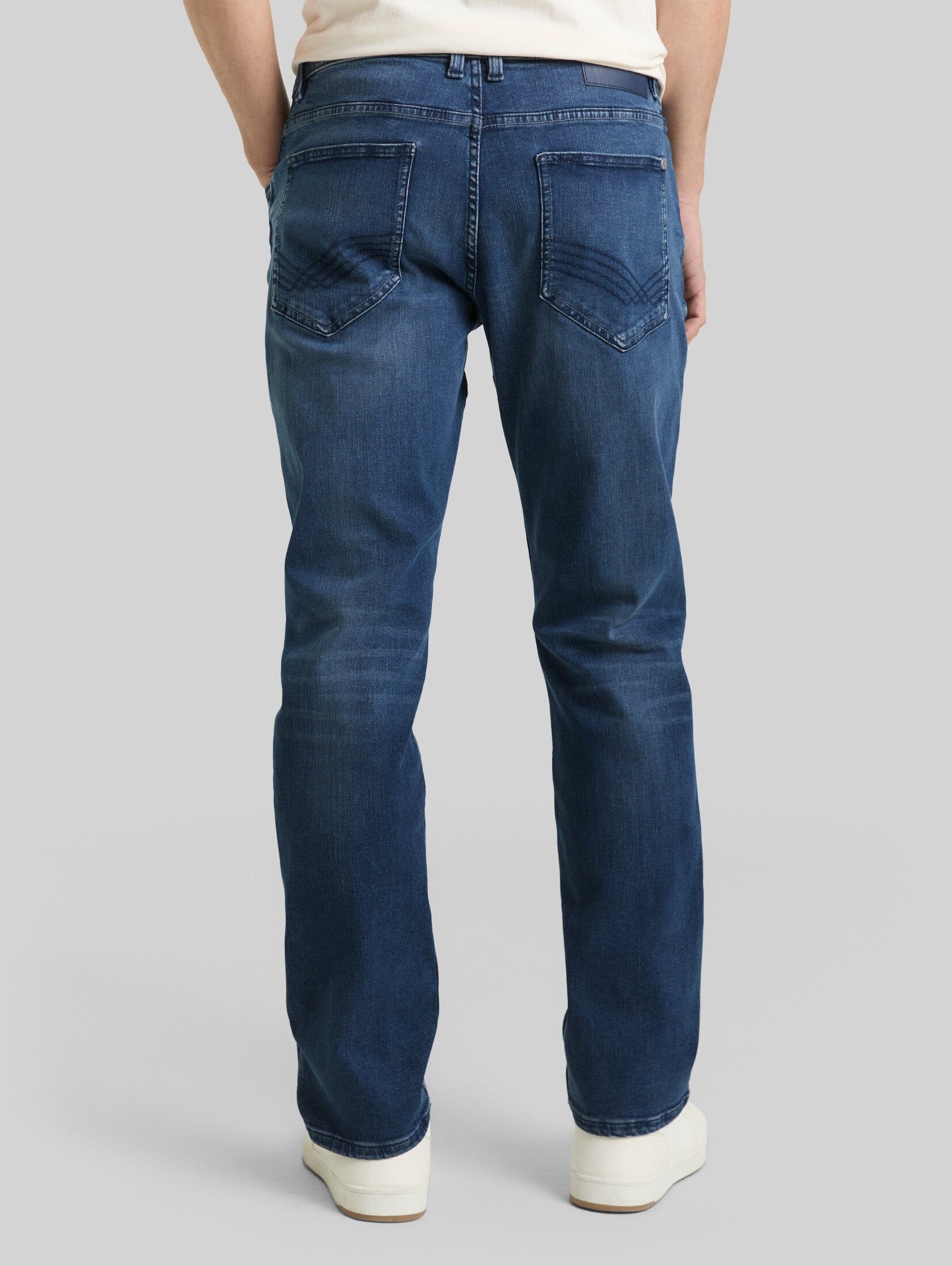 TOM TAILOR Straight-Jeans Jeanshosen TTMARVIN STRAIGHT Jeans mit Superstretch – Bild 4 von 5