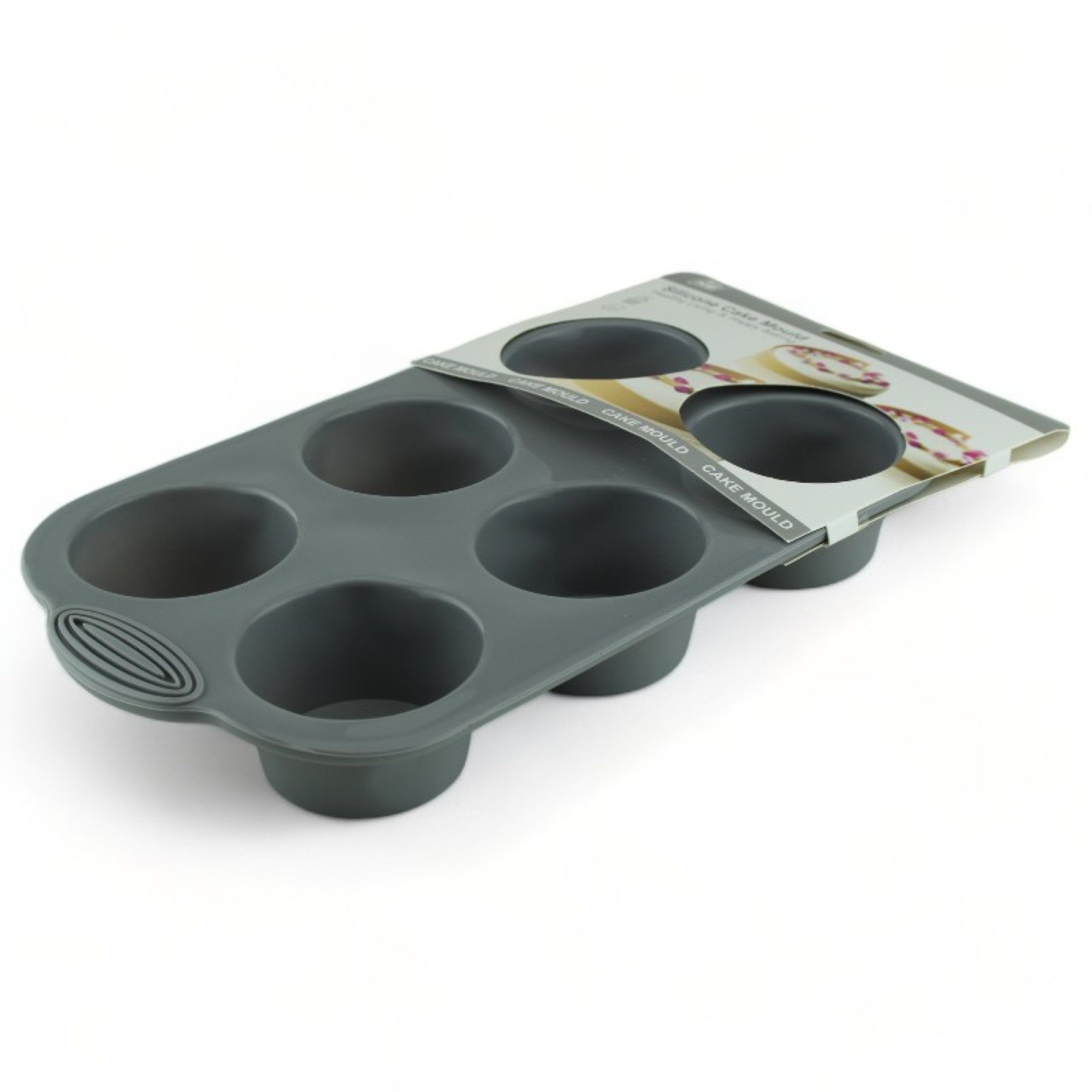 COFI 1453 Muffinform aus Silikon 6-fach Backform - Antihaft & Langlebig, (1-tlg)