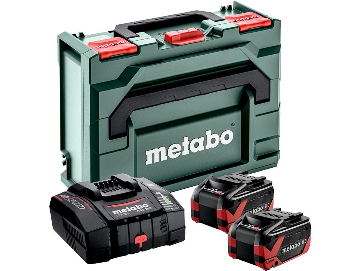 metabo 685305000 Akku-Set 8000 mAh (18 V, 4 St), inkl. metaBOX 145