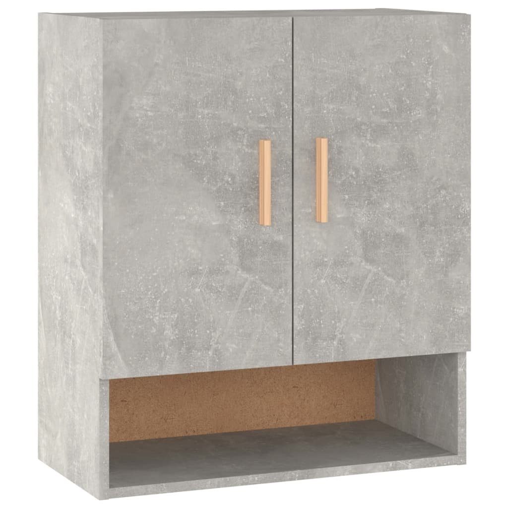 vidaXL Hängeschrank NA Hängeschrank Wandschrank Betongrau 60x31x70 cm Spanplatte