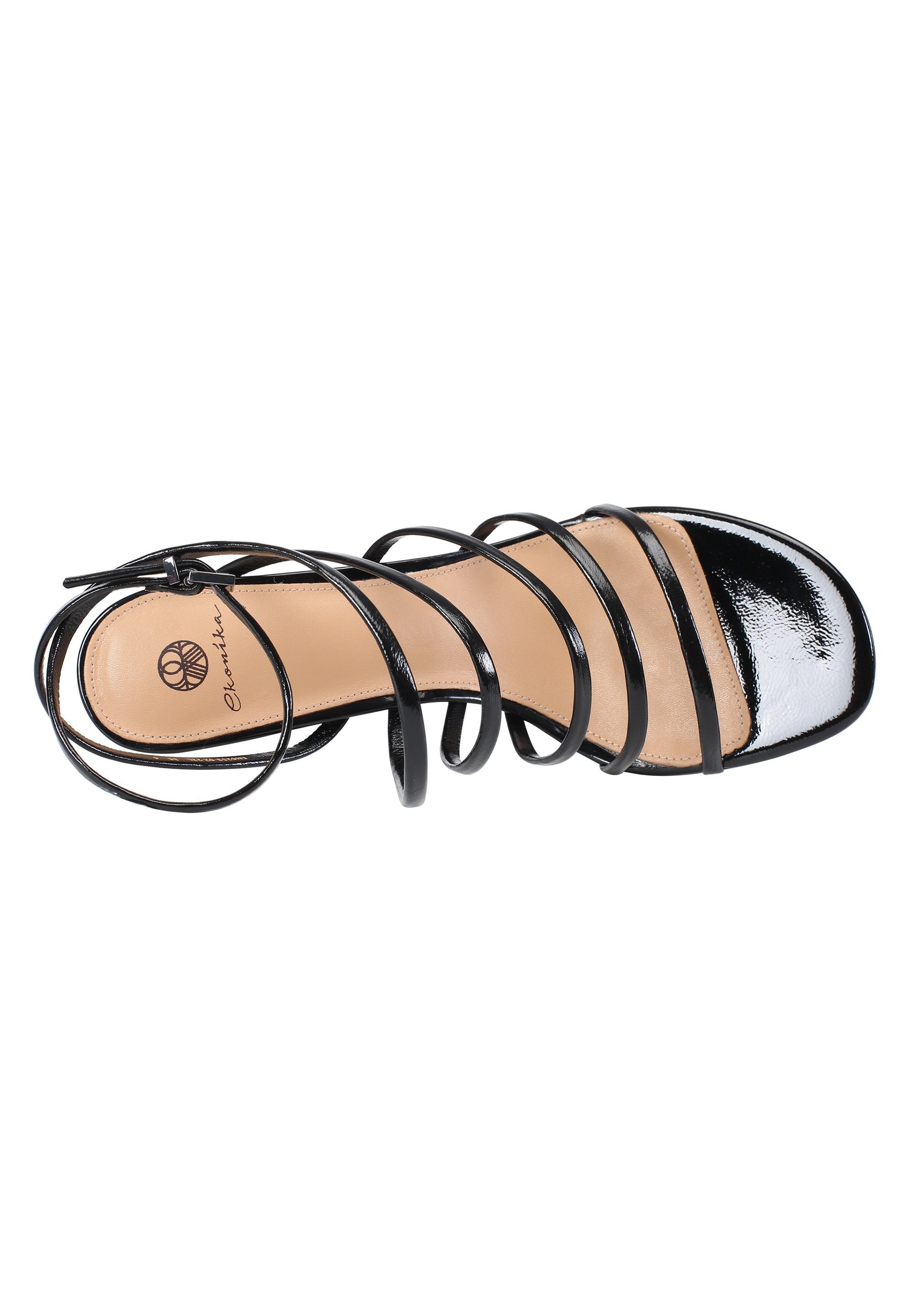 Schuhe Sandalen ekonika Riemchenschuhe EKONIKA Sandale mit filigranen Riemchen