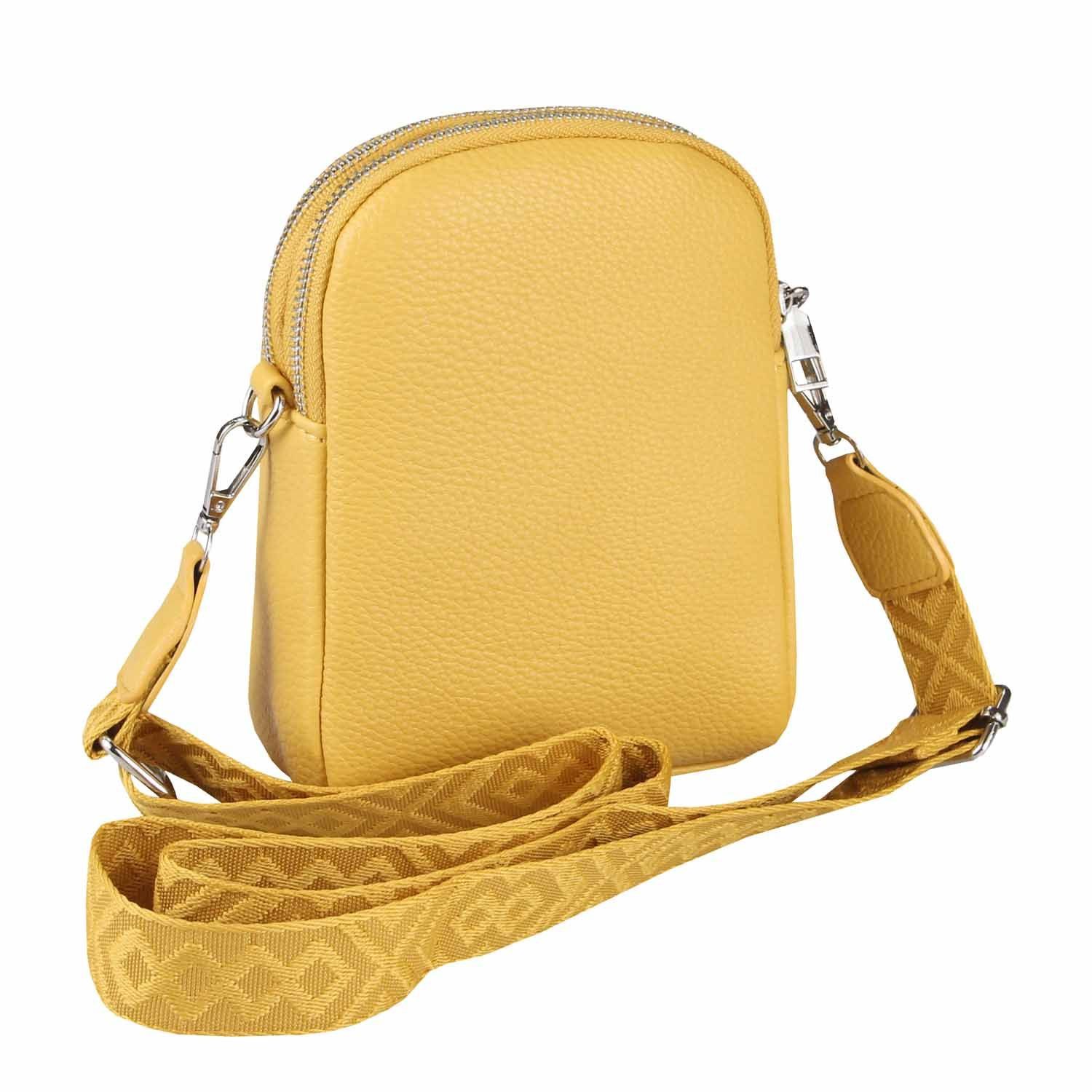 ITALYSHOP24 Schultertasche Damen Tasche Minibag Umhängetasche Geldbörse Handytasche Crossover, Brusttasche Bodybag Crossbody Hüfttasche Clutch leicht Gewicht