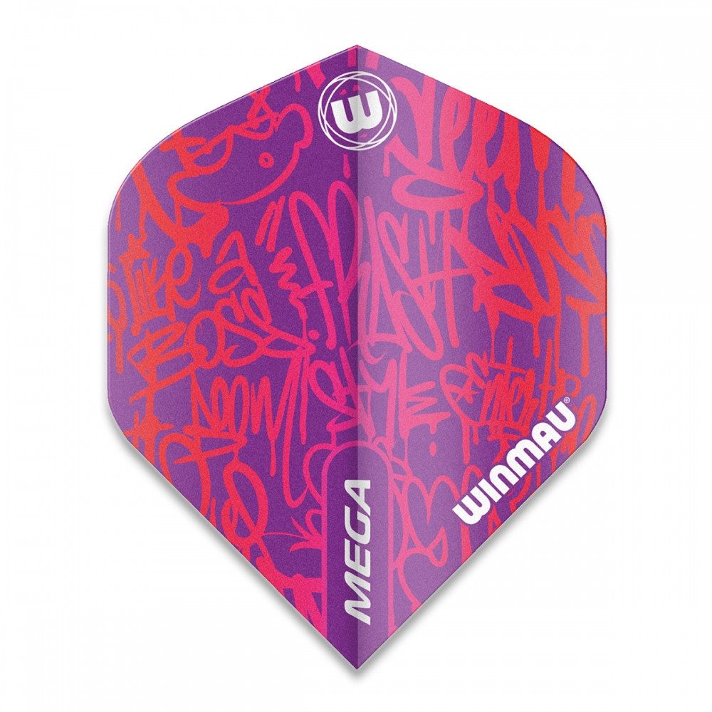 Winmau Dartpfeil Winmau Flights Mega S. Purple - Profi-Dartflights.