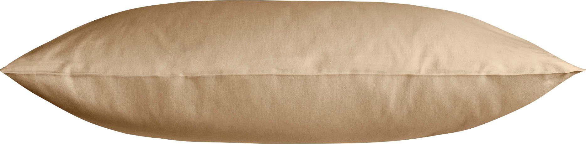 Kissenbezug Edel-Satin Uni, Kneer (1 Stück), aus mercerisierter Baumwolle