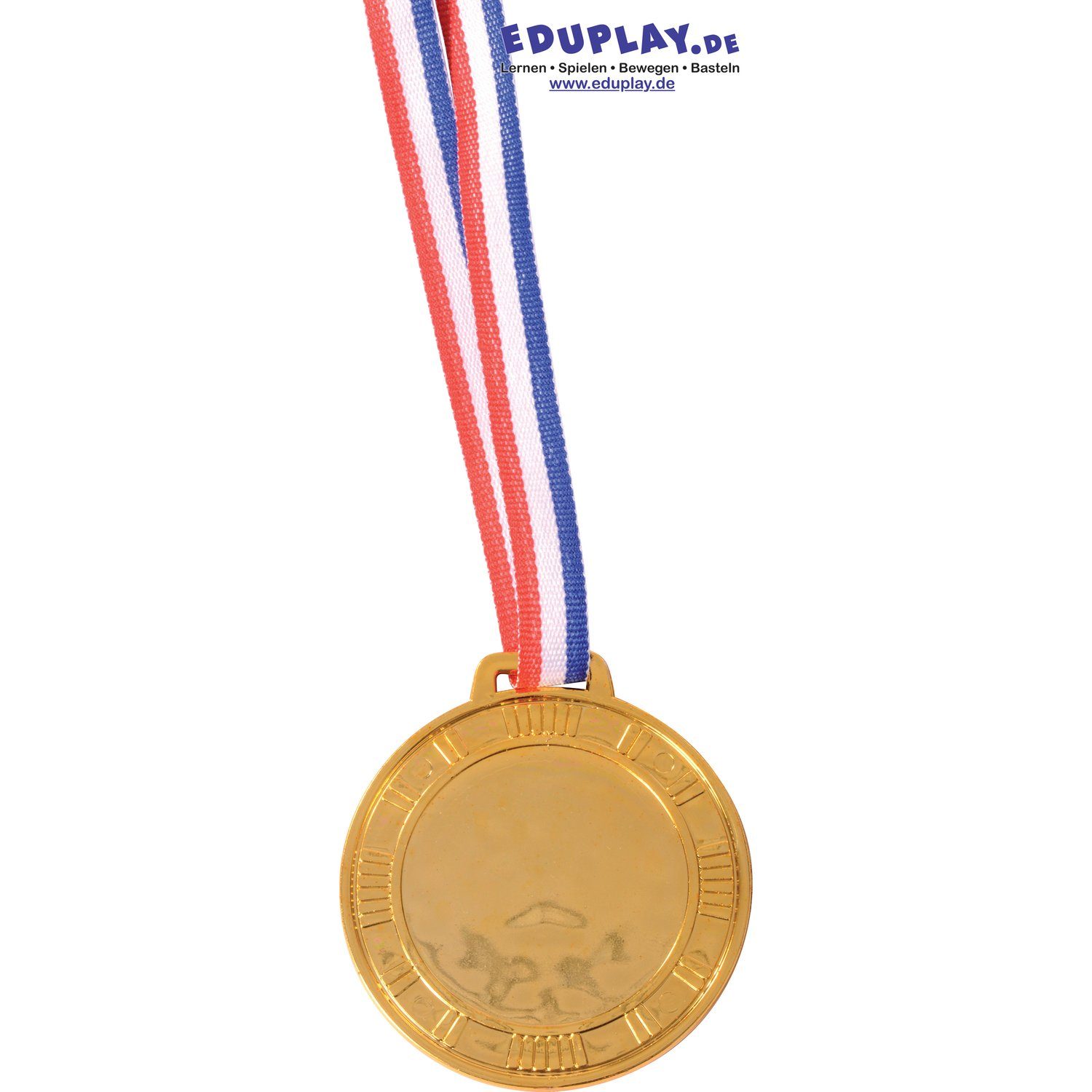 EDUPLAY Lernspielzeug Kunststoff-Medaille mit Sicherheitsverschluss zum Beschriften (1-St) – Bild 4 von 5