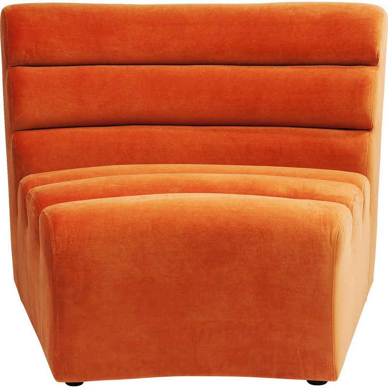 KARE Sofa Sofa Element Wave Orange, komplett