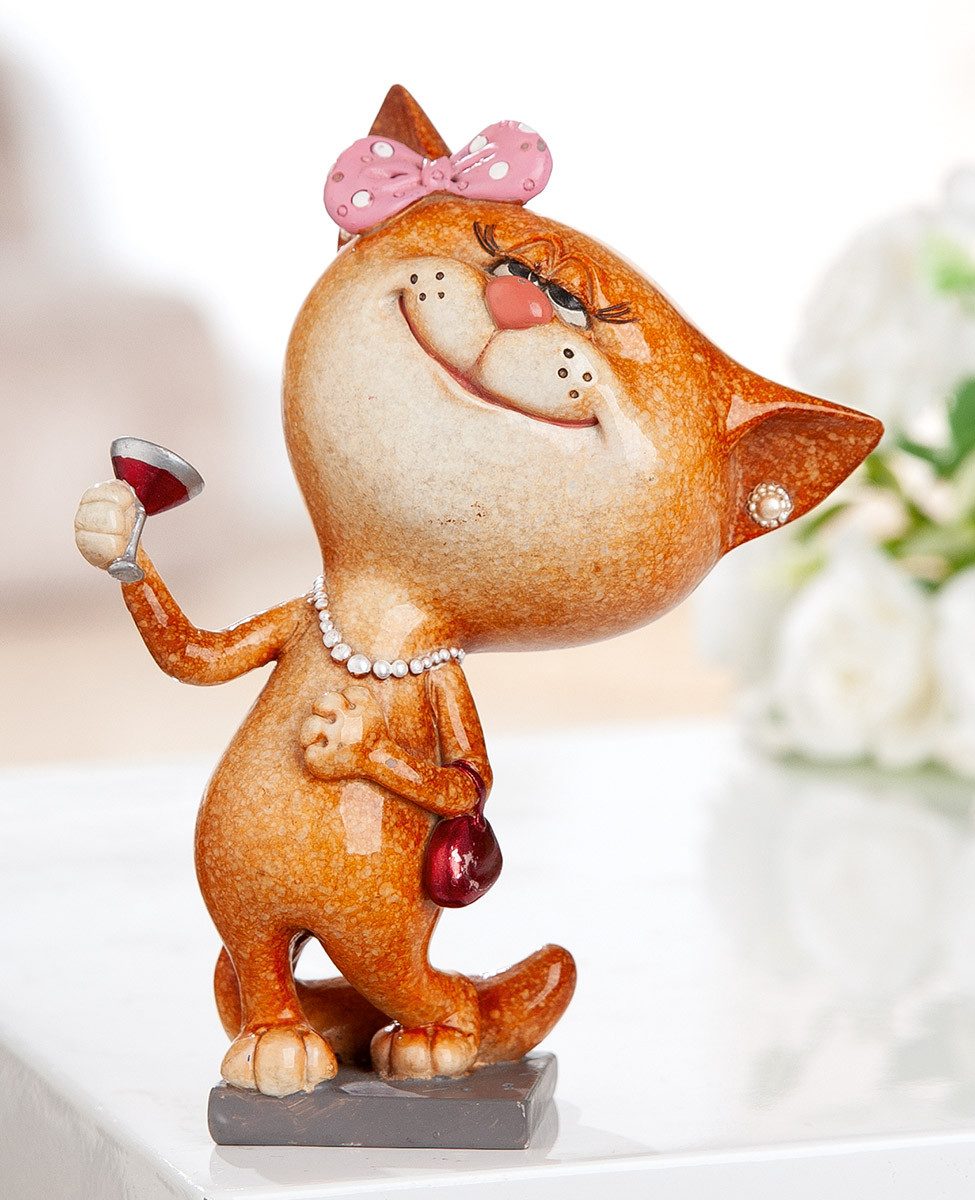 GILDE Comicfigur Dekofigur CatCollection Katzenfiguren Berufe und Charakter günstig online kaufen