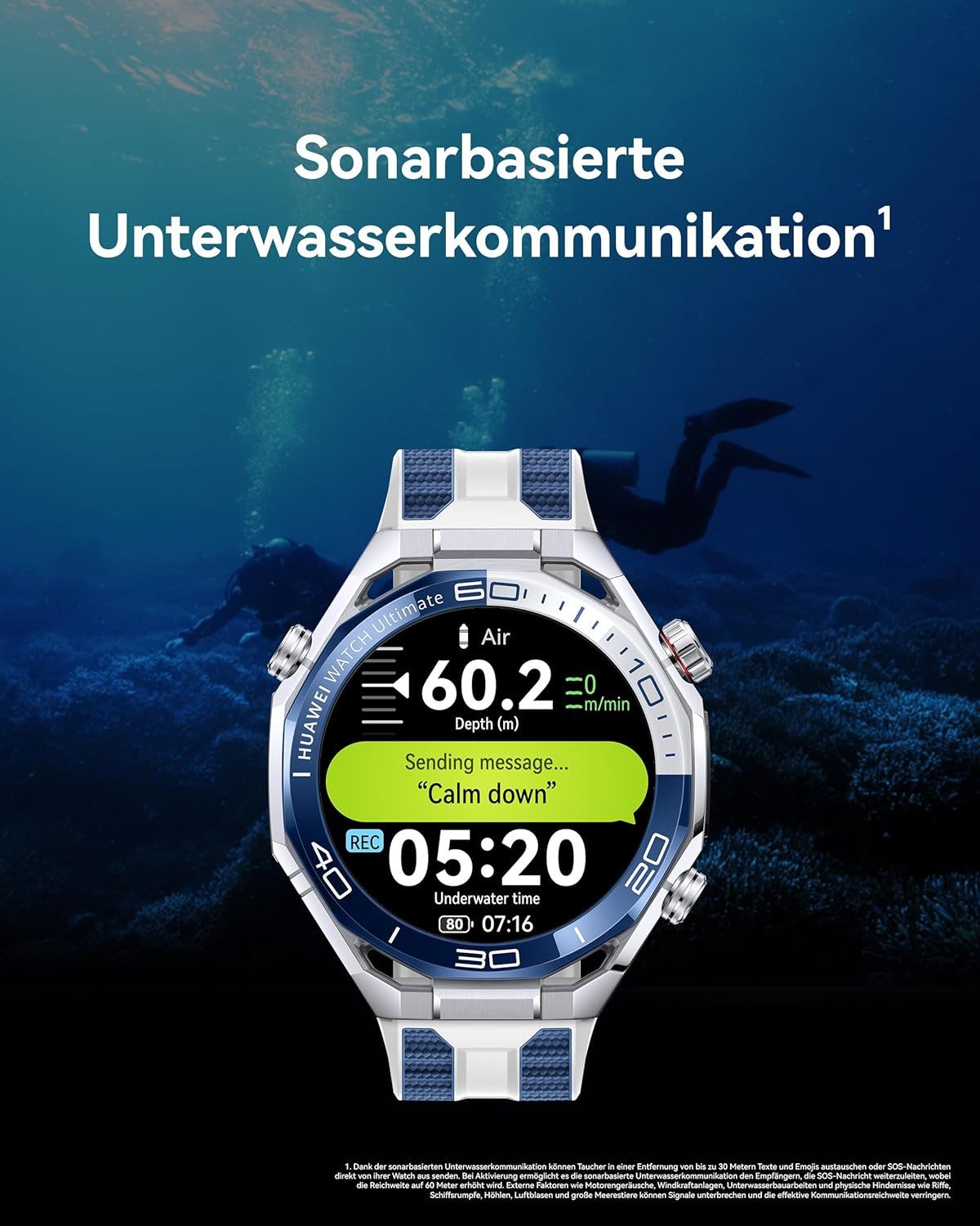 Huawei Herren"s GPS Uhr mit Herzfrequenz, SPO2 & Schlafmonitor Smartwatch, Wasserdicht IP68 mit eSIM-Anrufen, Outdoor- & Gesundheitsfunktionen