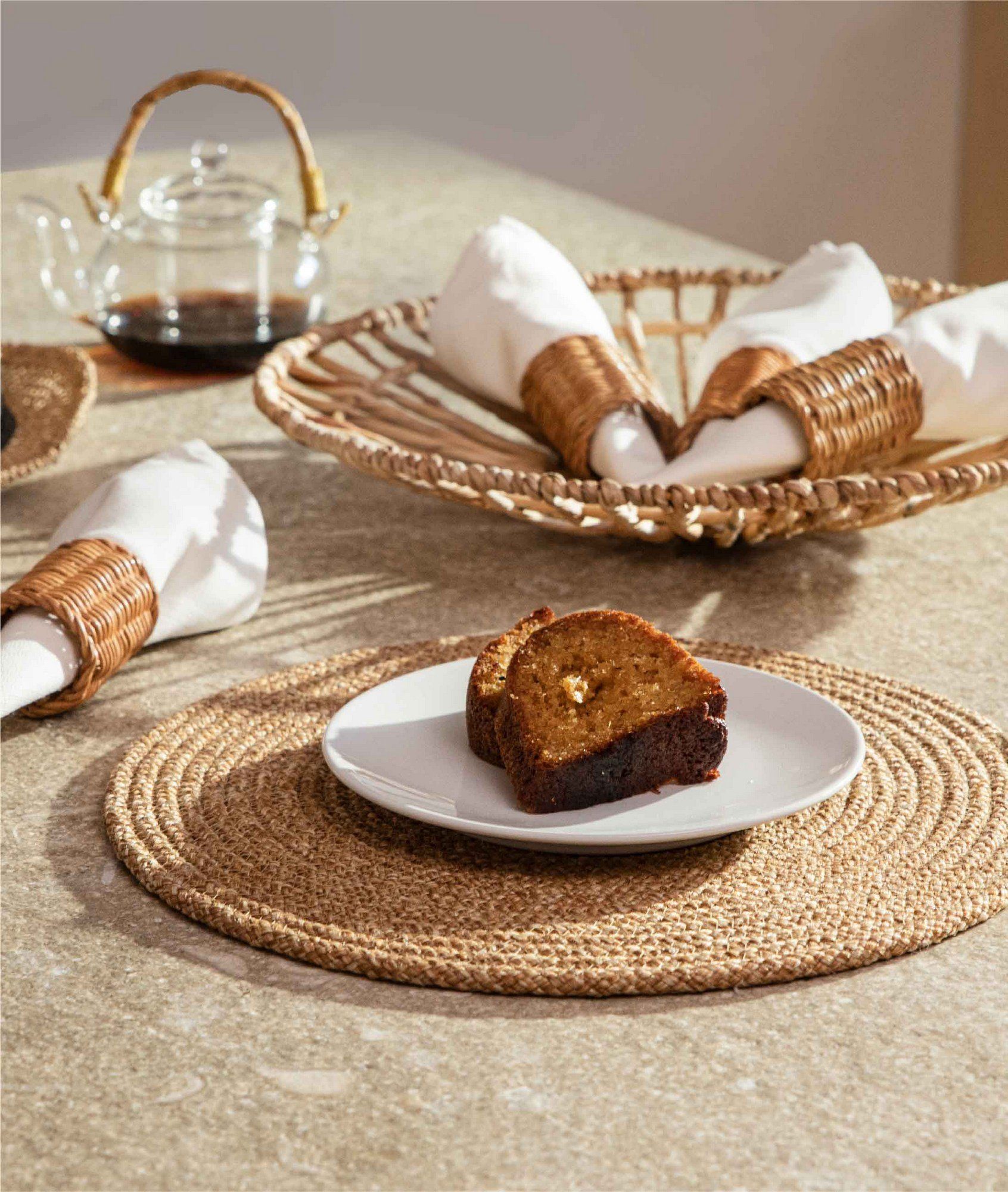 Hermia Concept Tischdecke 100% COTTON, 37 cm x 37 cm T1142 günstig online kaufen