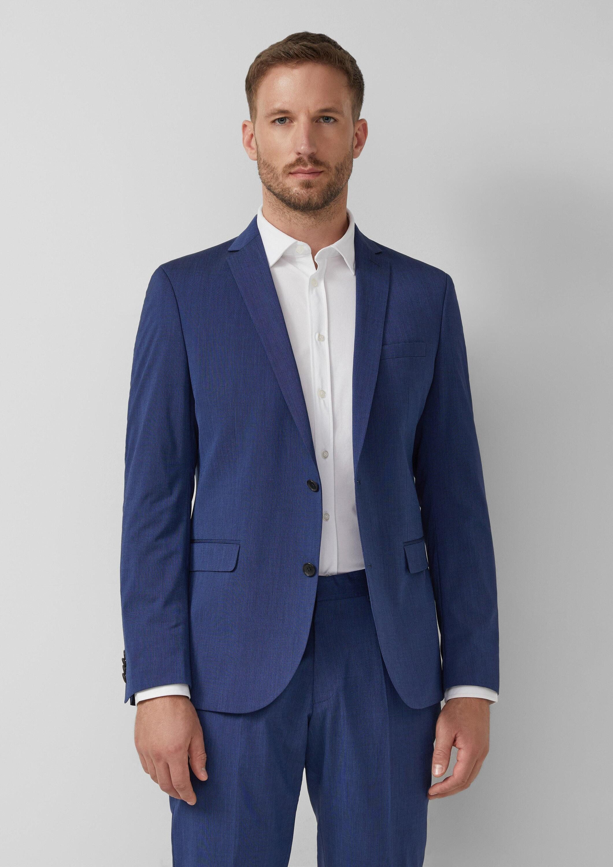 s.Oliver Sakko Indoor-Sakko S.OPURE s.O PURE: Anzugsakko mit feiner Webstruktur