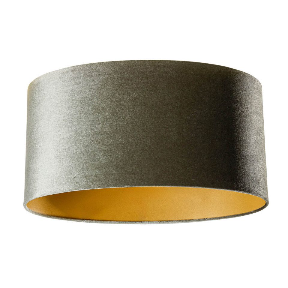 Qazqa Lampenschirm Cilinder velours