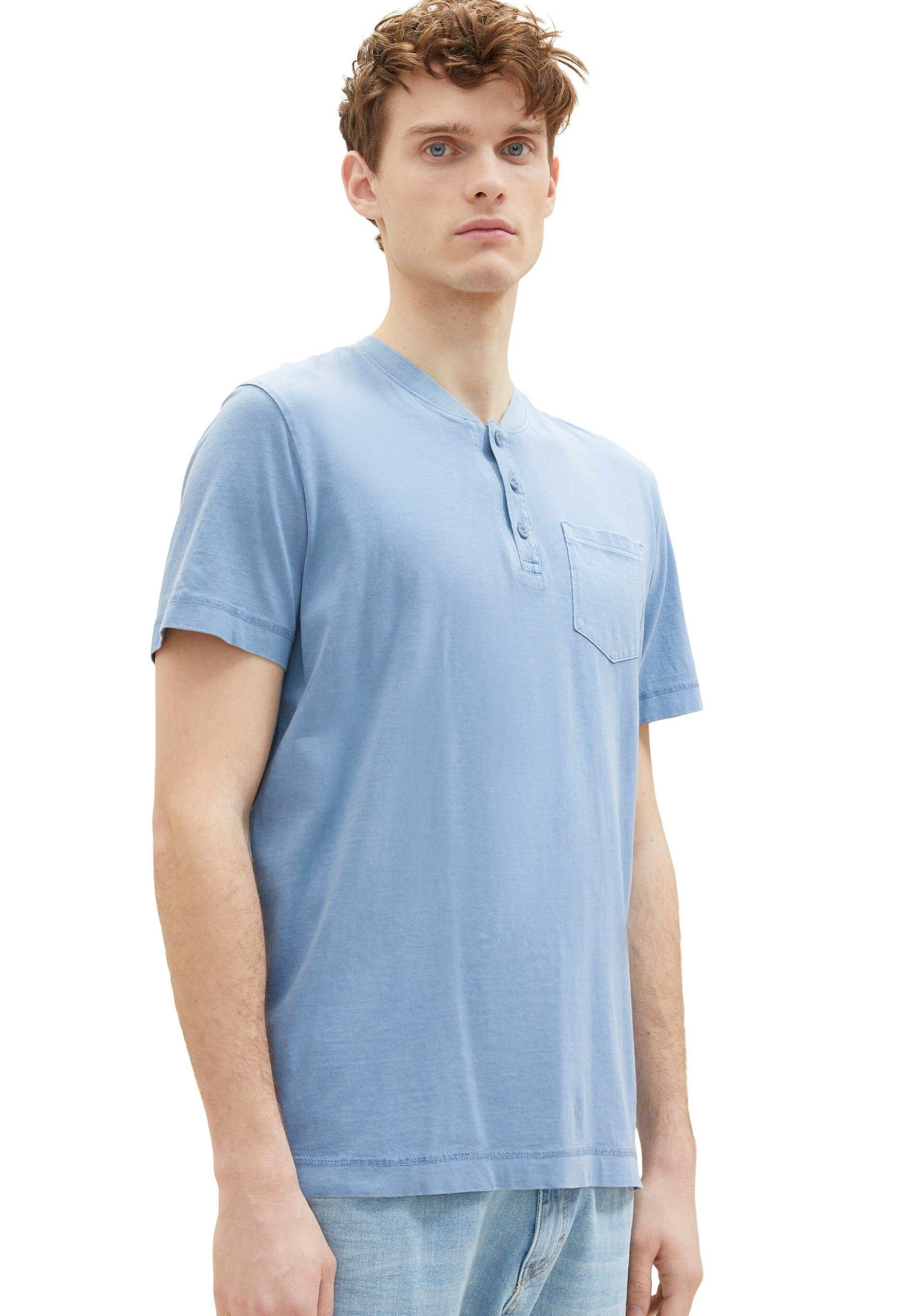 mid TOM T-Shirt blue greyish TAILOR