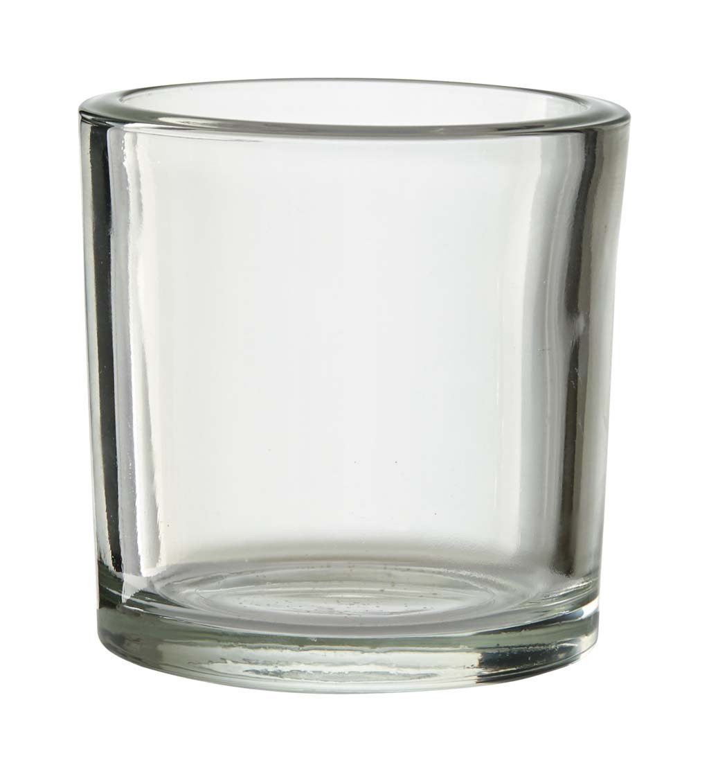 Rudolph Keramik Teelichthalter, Transparent H:10cm D:10cm Glas | Teelichthalter