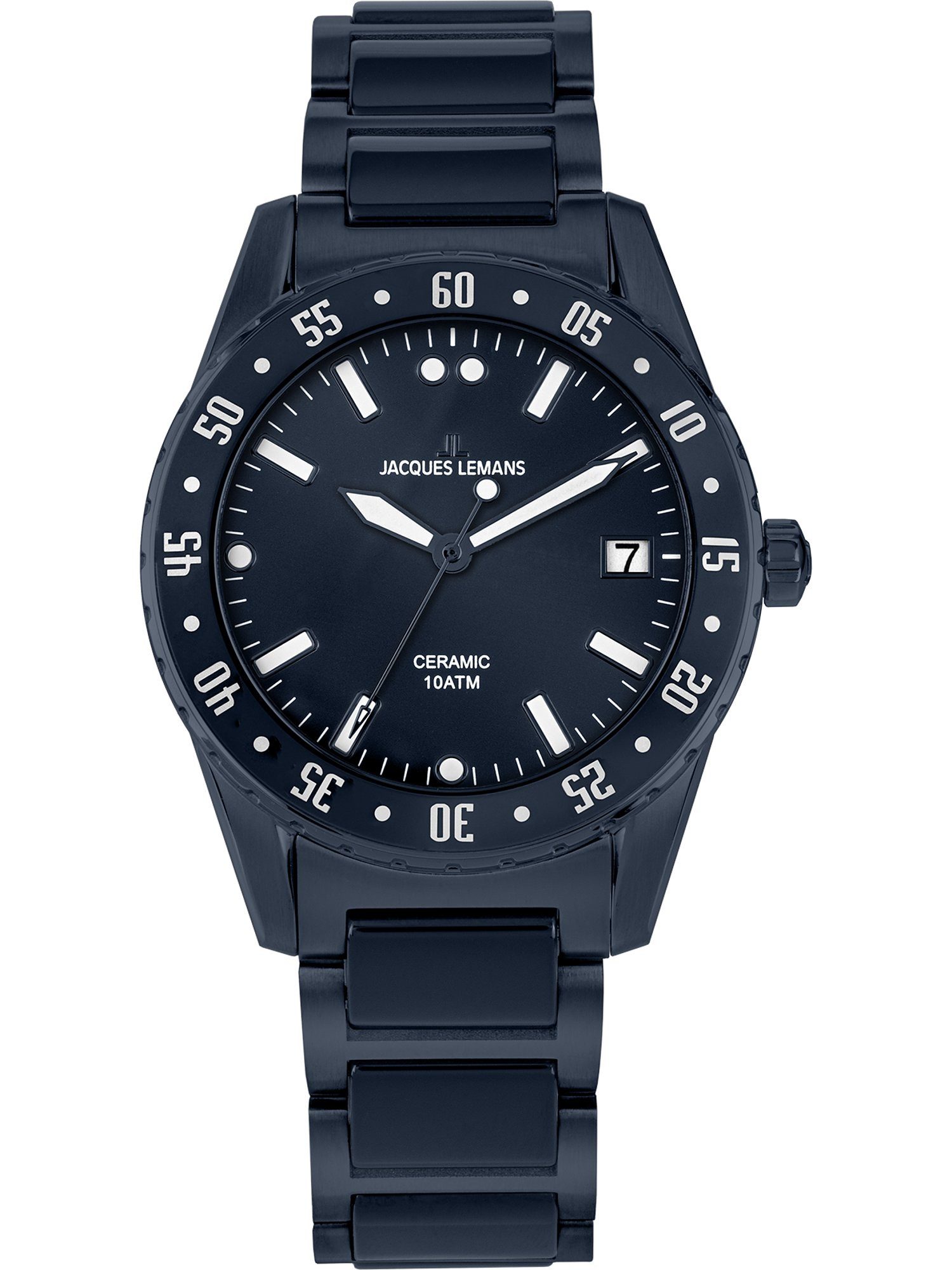 Quarzuhr Jacques Lemans Herren-Uhren Analog Quarz