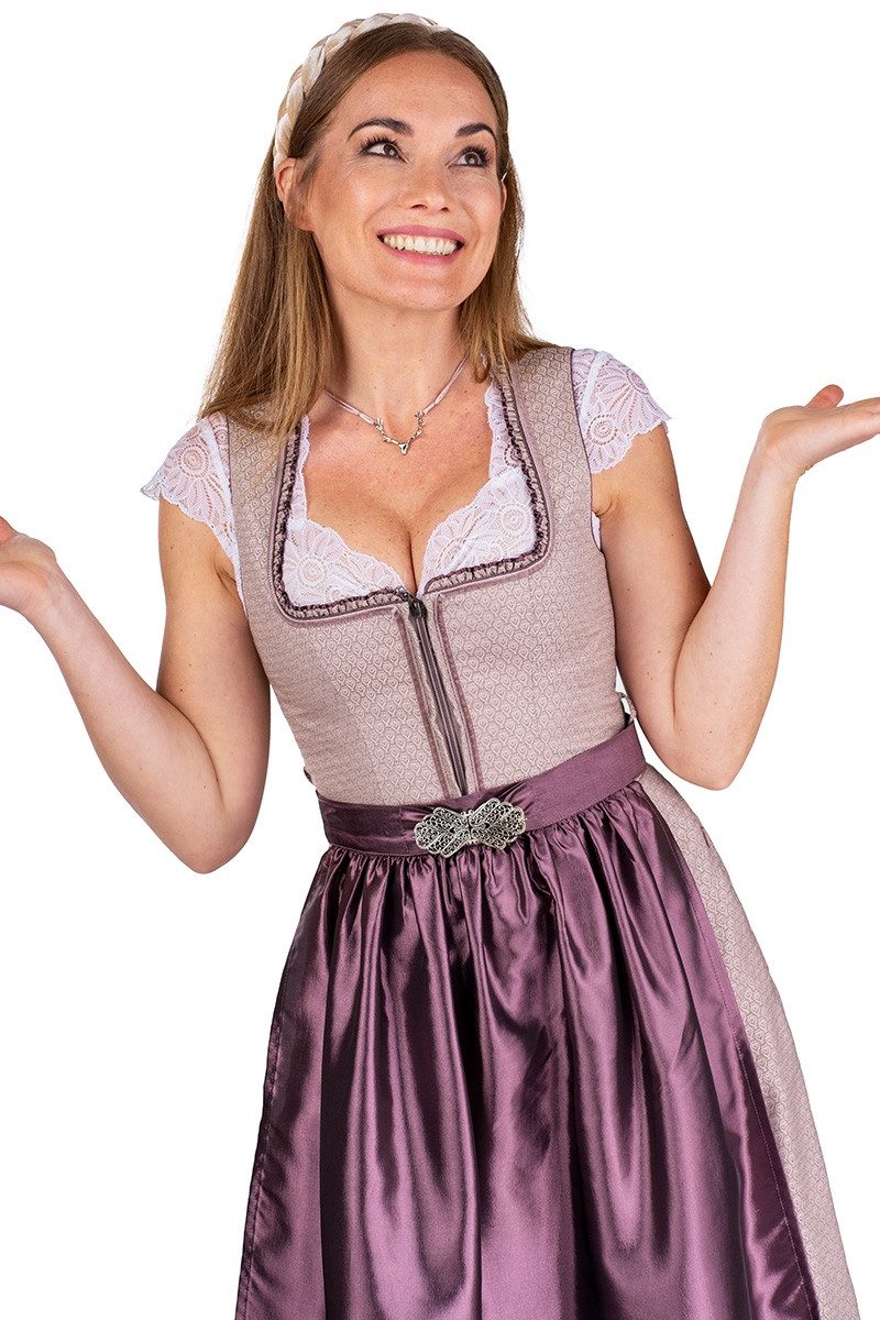 MARJO Dirndl Midi Dirndl 2tlg. - SINA - flieder mehr