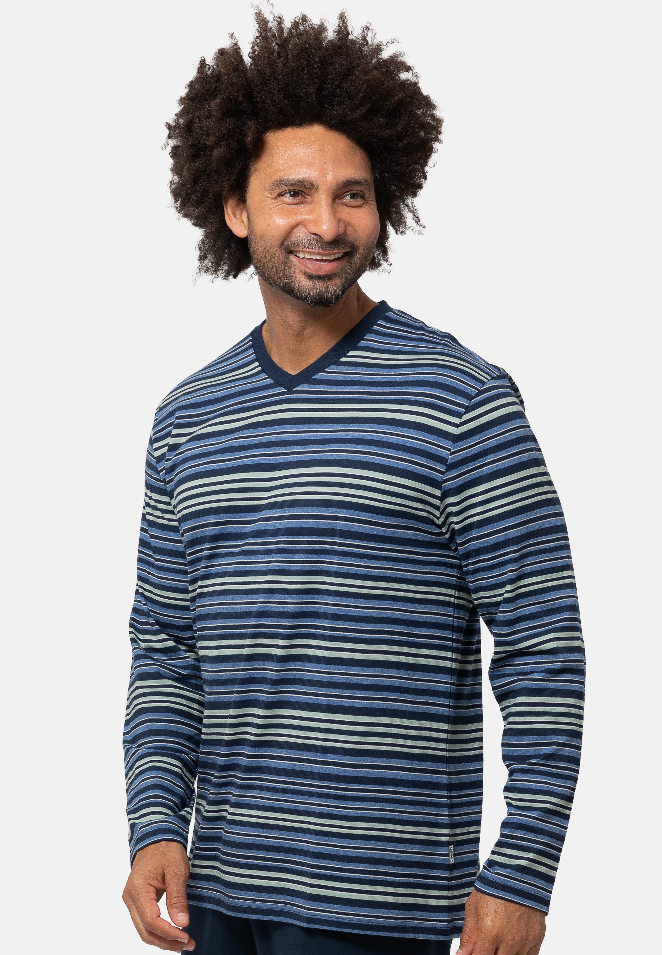Ammann Pyjamaoberteil Organic Cotton - Mix günstig online kaufen