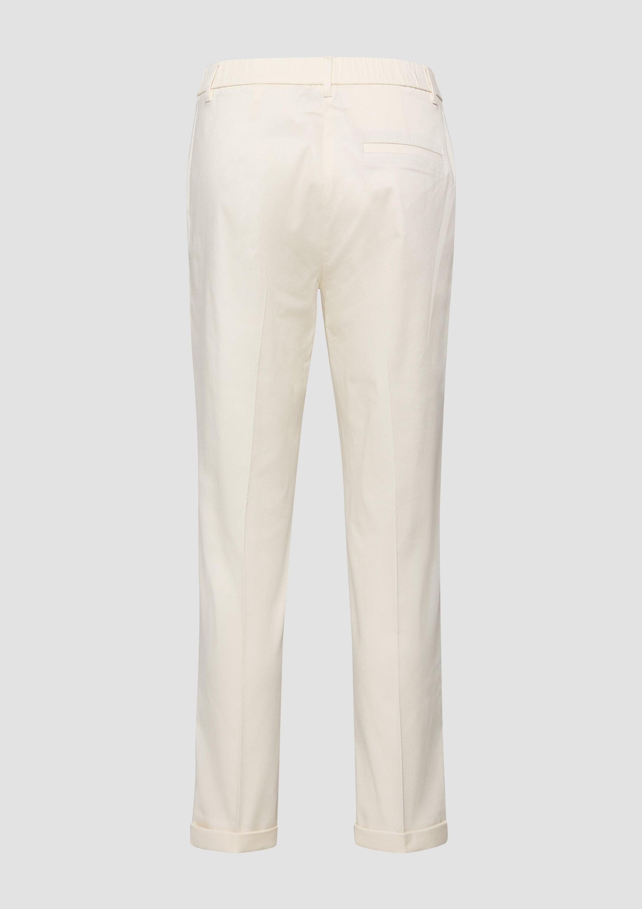 s.Oliver 7/8-Hose Hose Chinohose mit Turn-up aus Baumwollsatin günstig online kaufen
